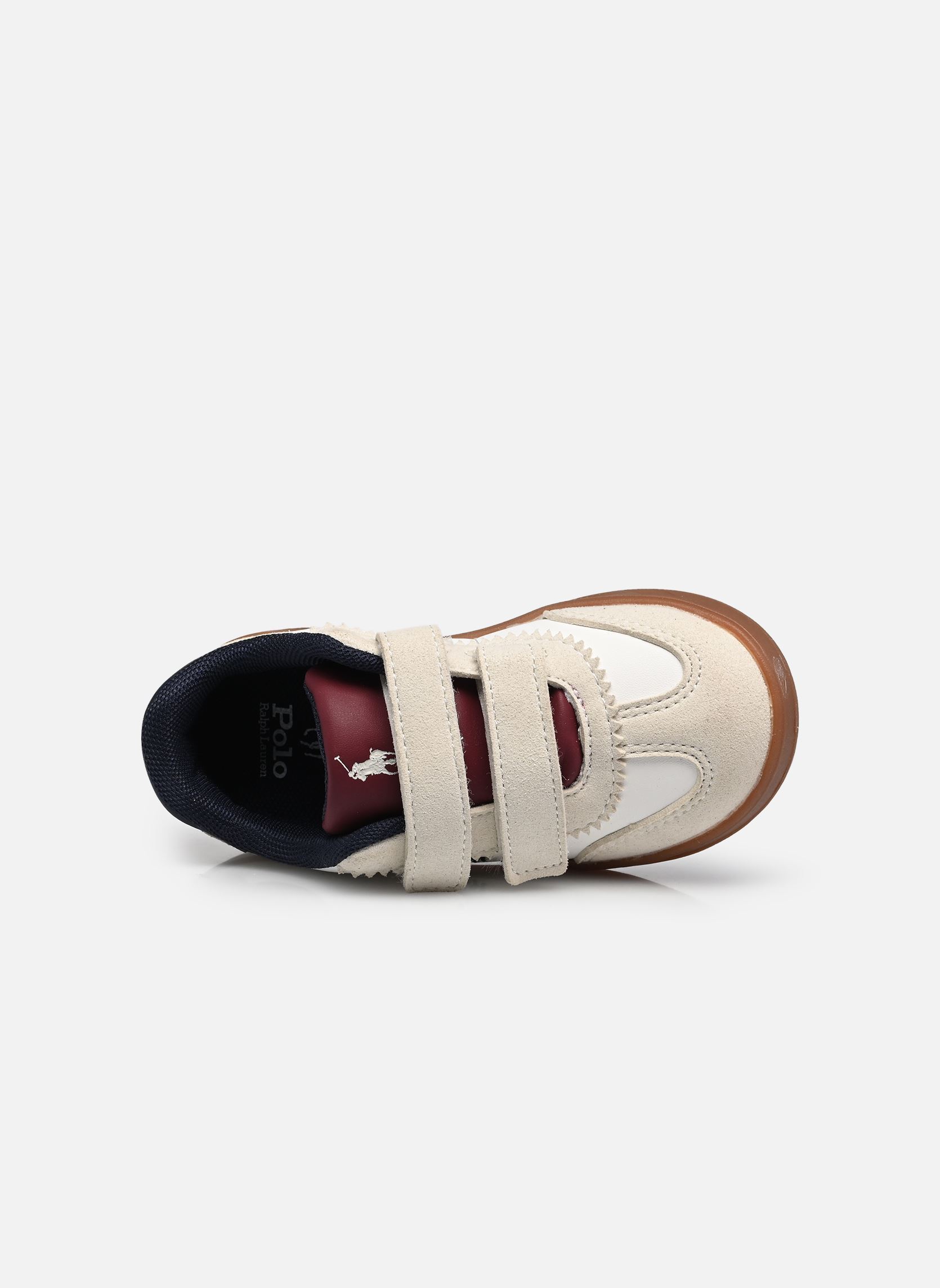 Lage sneakers Hollis Ez wit Polo Ralph Lauren Lage sneakers Hollis Ez wit PAPER WHITE SMOOTH/ GREY MICRO