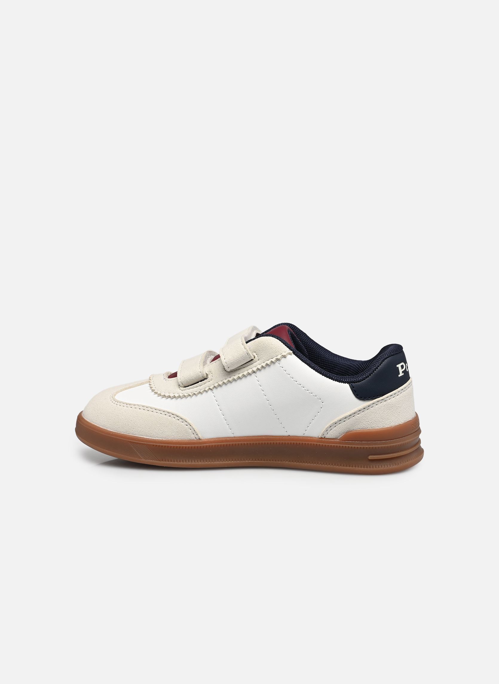 Lage sneakers Hollis Ez wit Polo Ralph Lauren Lage sneakers Hollis Ez wit PAPER WHITE SMOOTH/ GREY MICRO