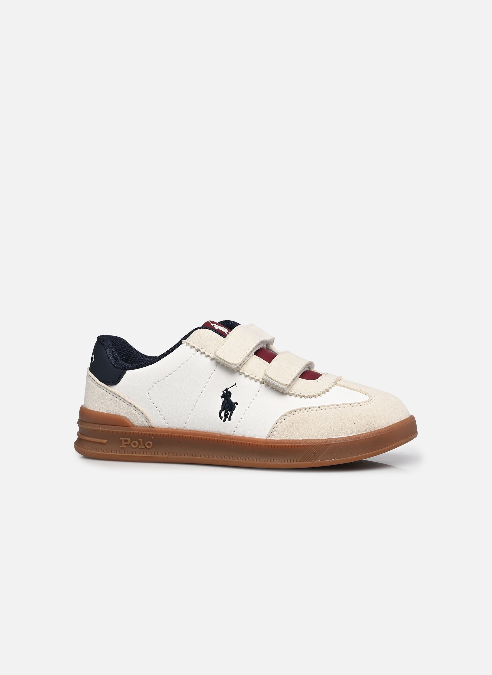Lage sneakers Hollis Ez wit Polo Ralph Lauren Lage sneakers Hollis Ez wit PAPER WHITE SMOOTH/ GREY MICRO