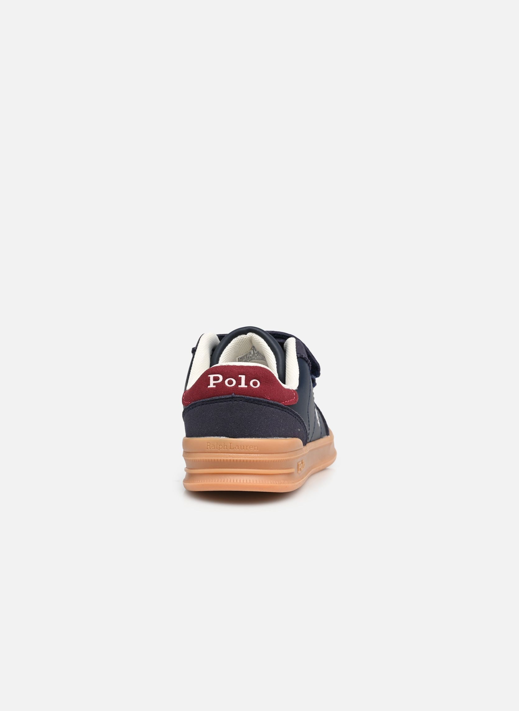 Baskets basses Hollis Ez garçon bleu Polo Ralph Lauren Baskets basses Hollis Ez garçon bleu NAVY SMOOTH/ DARK NAVY MICRO/