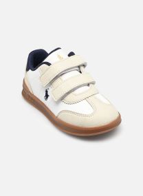 Baskets basses Hollis Ez garçon blanc Polo Ralph Lauren Baskets basses Hollis Ez garçon blanc PAPER WHITE SMOOTH/GREY MICRO/