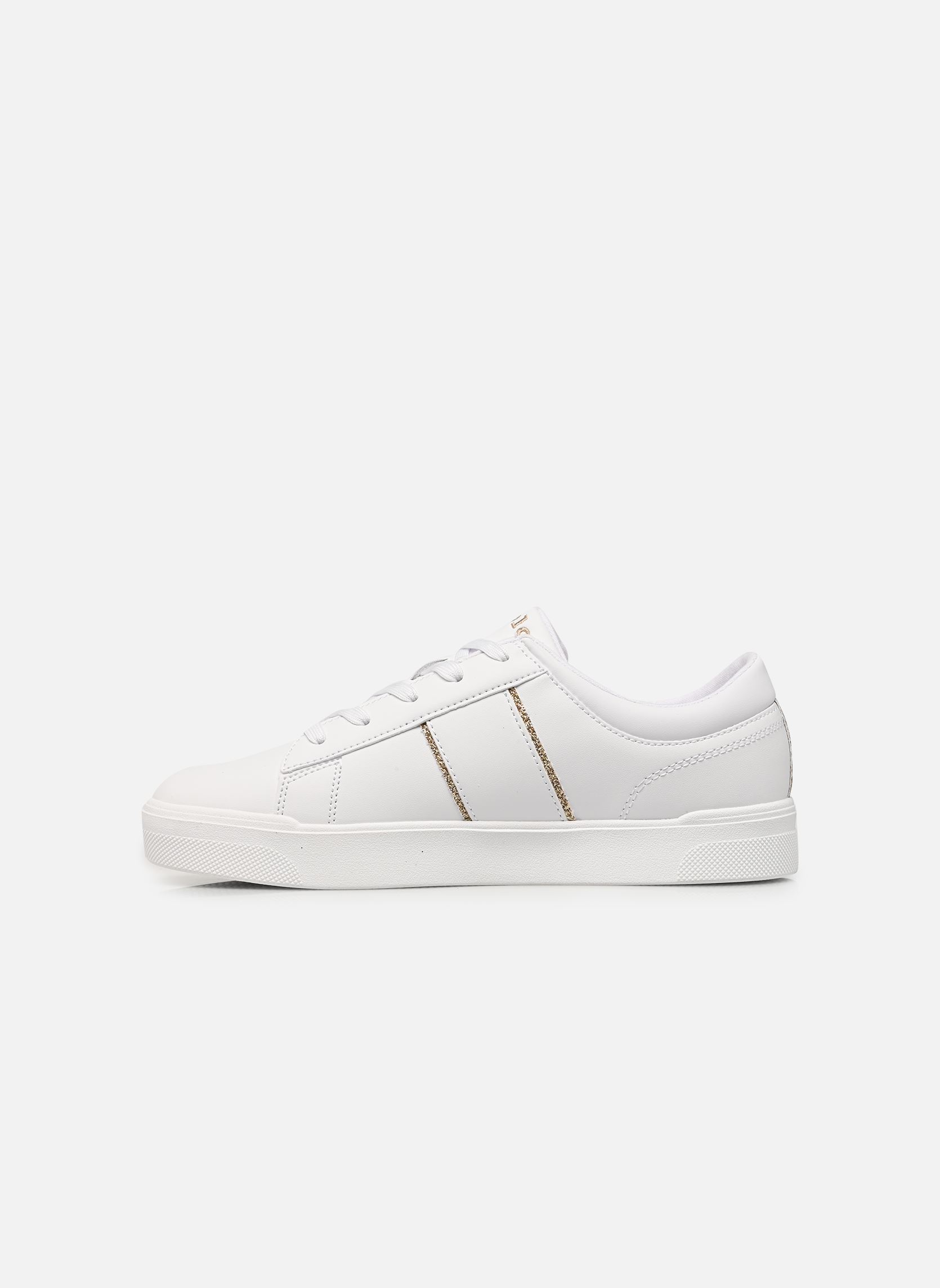Baskets basses Frazier II fille blanc Polo Ralph Lauren Baskets basses Frazier II fille blanc WHITE SMOOTH/GOLD GLITTER W/ G