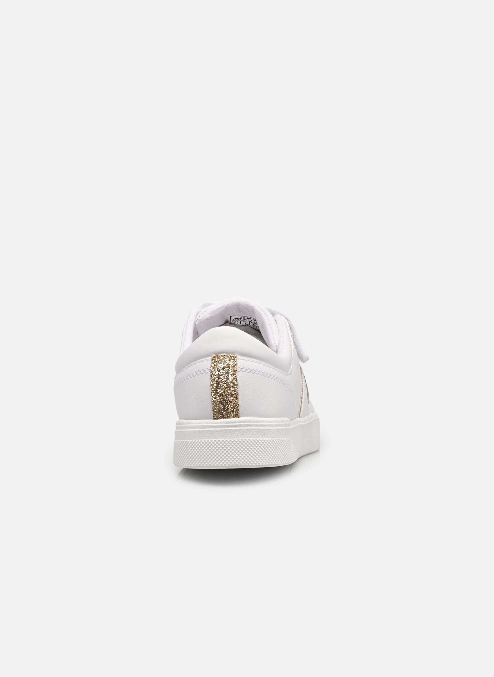 Niedrige Sneaker Frazier II PS mädchen weiß Polo Ralph Lauren Niedrige Sneaker Frazier II PS mädchen weiß White Smooth/Gold Glitter W/ G