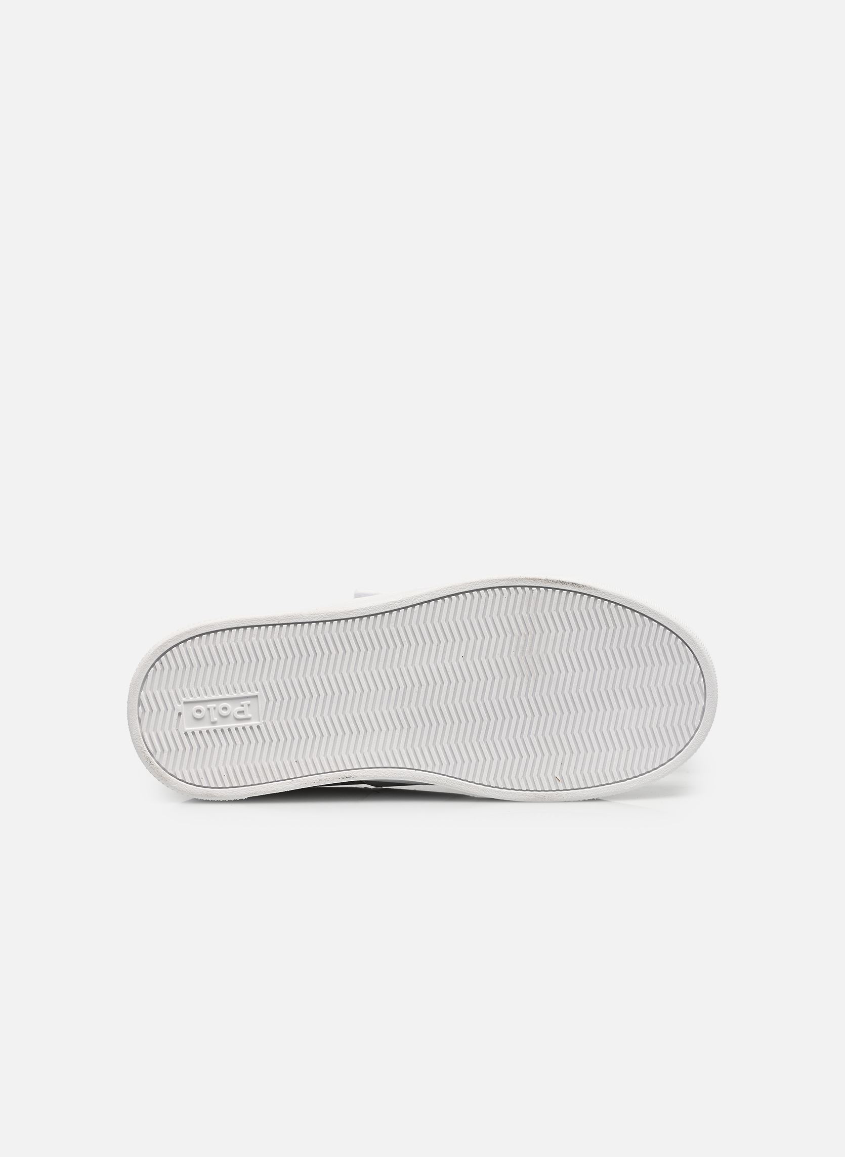 Niedrige Sneaker Frazier II PS mädchen weiß Polo Ralph Lauren Niedrige Sneaker Frazier II PS mädchen weiß White Smooth/Gold Glitter W/ G