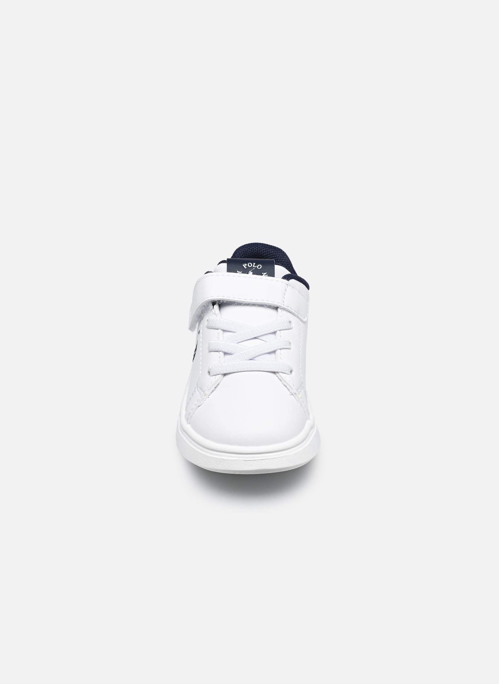 Baskets basses Heritage Court Super PS garçon blanc Polo Ralph Lauren Baskets basses Heritage Court Super PS garçon blanc WHITE SMOOTH/NAVY W/ NAVY PP
