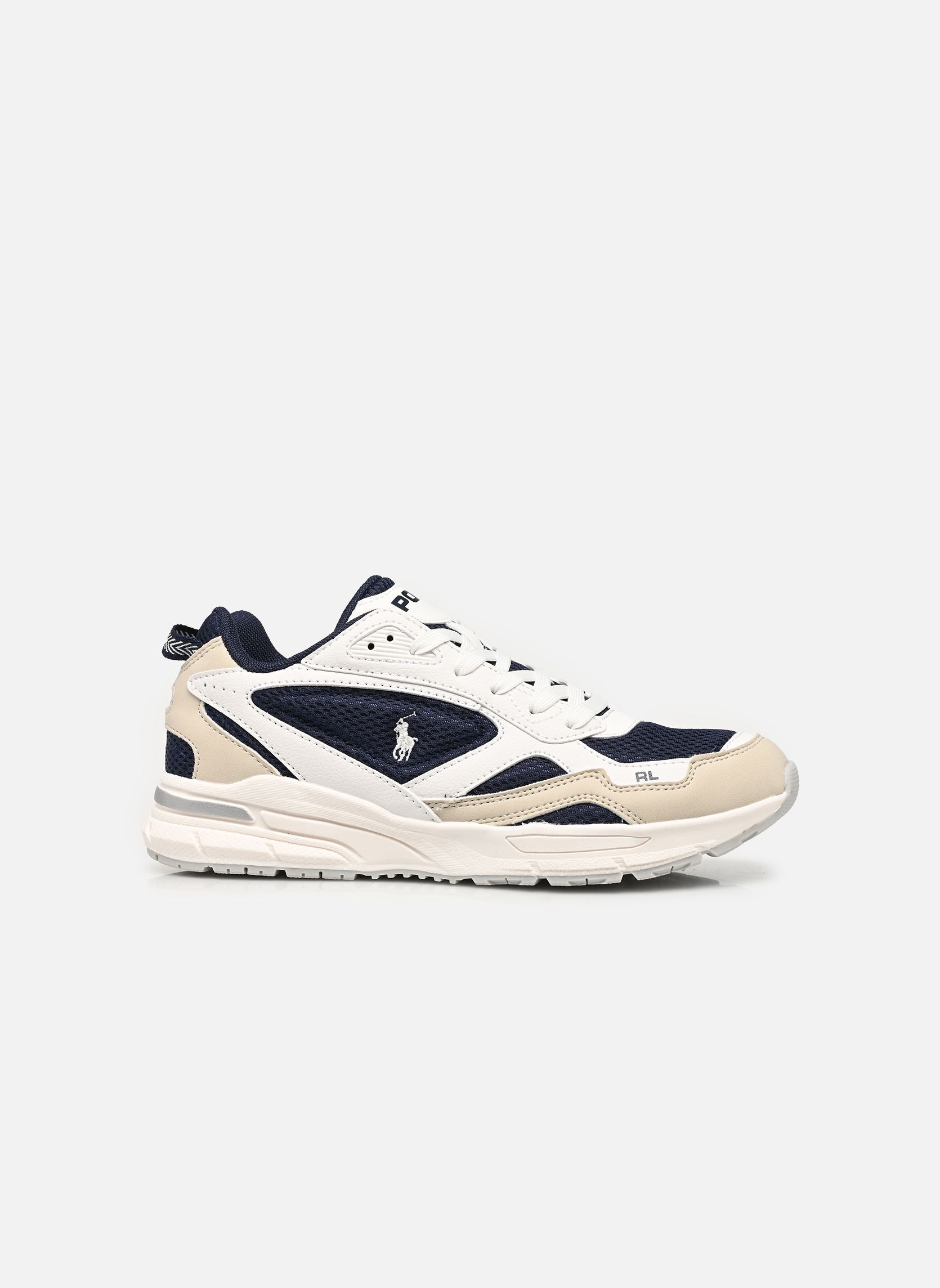 Sneaker Trackster 275 jungen weiß Polo Ralph Lauren Sneaker Trackster 275 jungen weiß PAPER WHITE SMOOTH/NAVY MESH/C