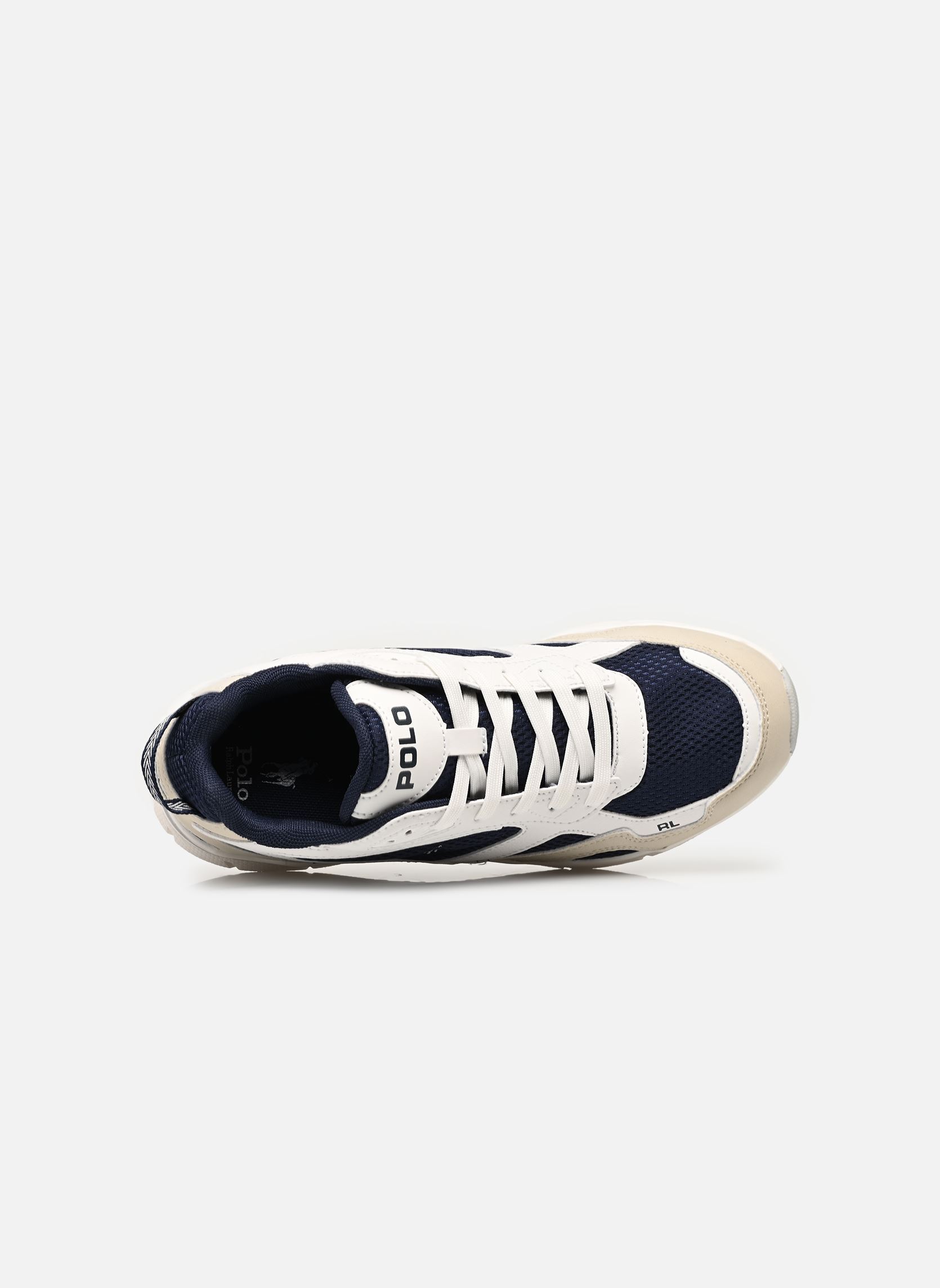 Sneaker Trackster 275 jungen weiß Polo Ralph Lauren Sneaker Trackster 275 jungen weiß PAPER WHITE SMOOTH/NAVY MESH/C