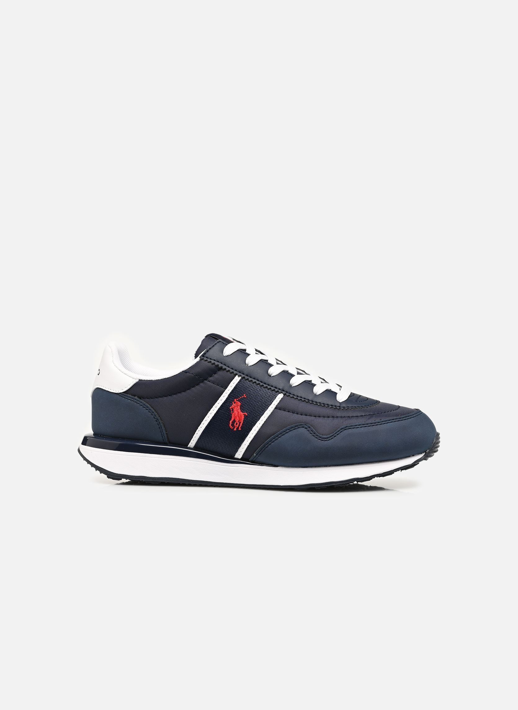 Baskets Train 89 Sport II garçon bleu Polo Ralph Lauren Baskets Train 89 Sport II garçon bleu NAVY NYLON/NAVYSMOOTH/WHITE W/
