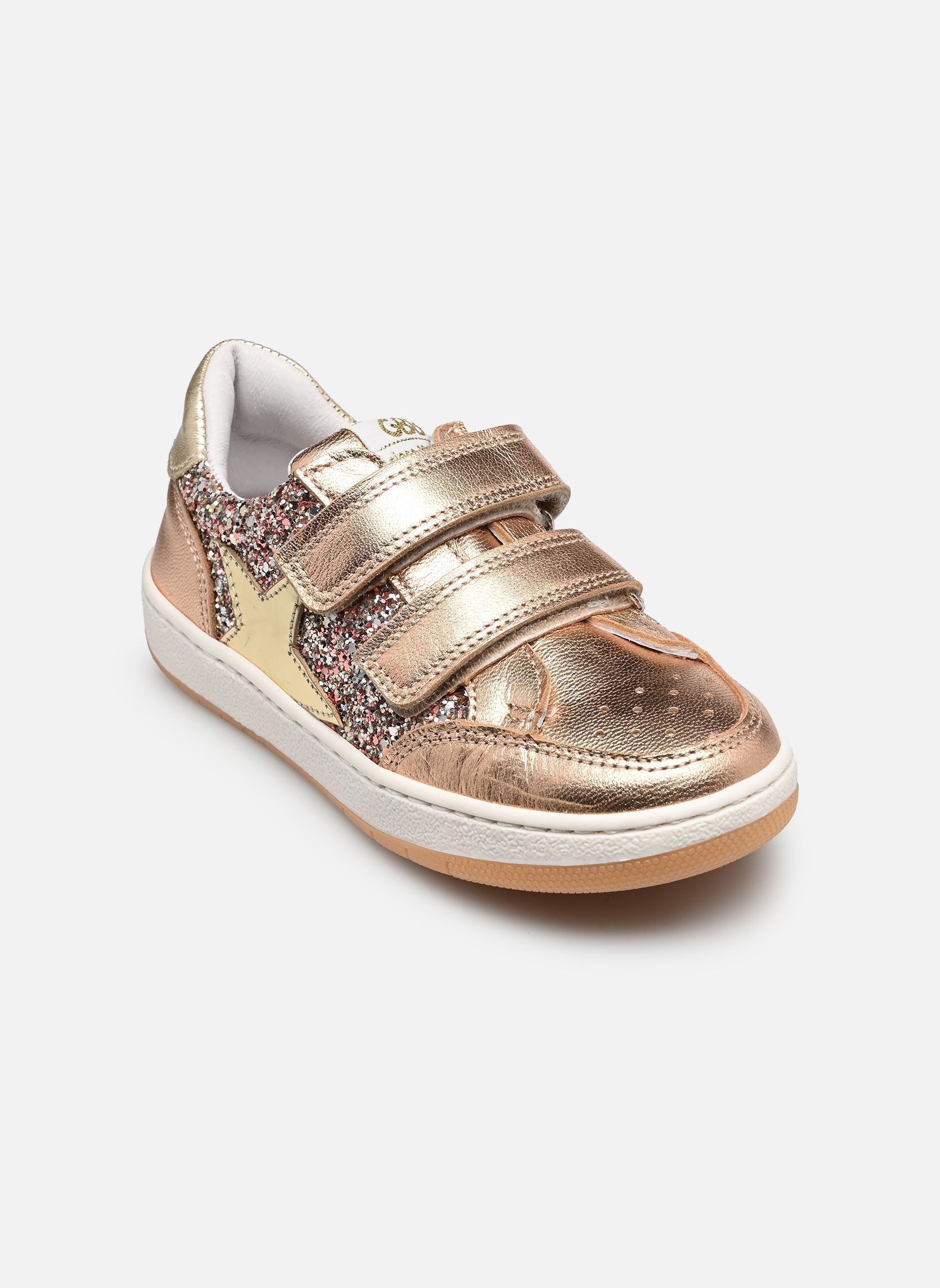 Niedrige Sneaker Dynamique mädchen silber GBB Niedrige Sneaker Dynamique mädchen silber Vte Blanc-Cuivre-Or