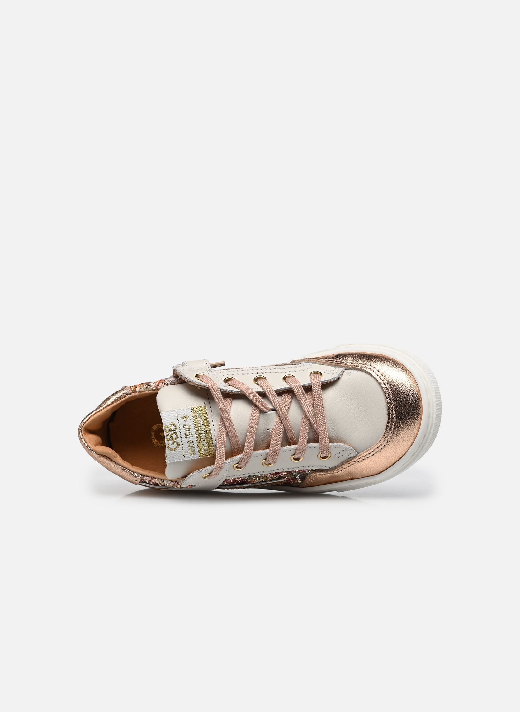 Baskets basses Florine fille argent GBB Baskets basses Florine fille argent VTS BLANC-PAILLETTE MULTI