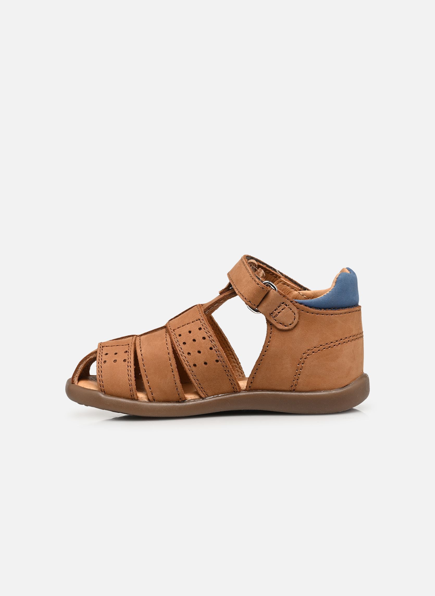 Sandales Fondant garçon marron GBB Sandales Fondant garçon marron Nub Cognac