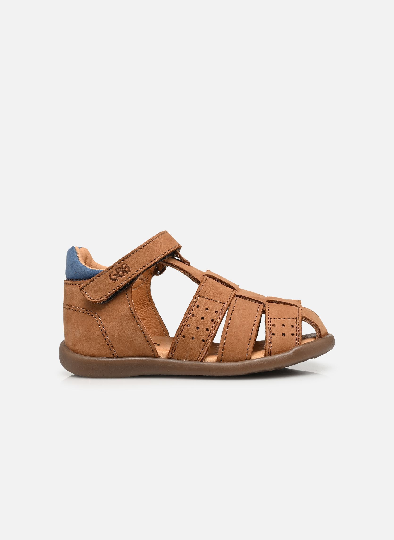 Sandales Fondant garçon marron GBB Sandales Fondant garçon marron Nub Cognac