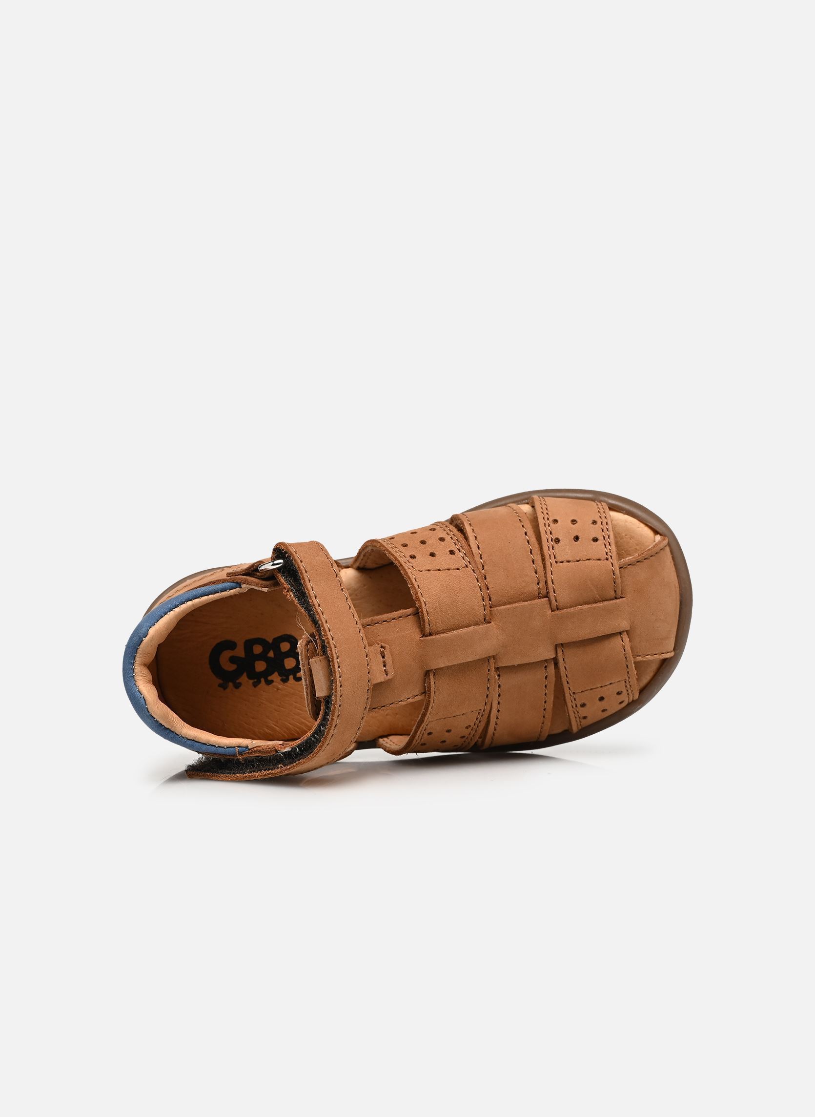 Sandales Fondant garçon marron GBB Sandales Fondant garçon marron Nub Cognac