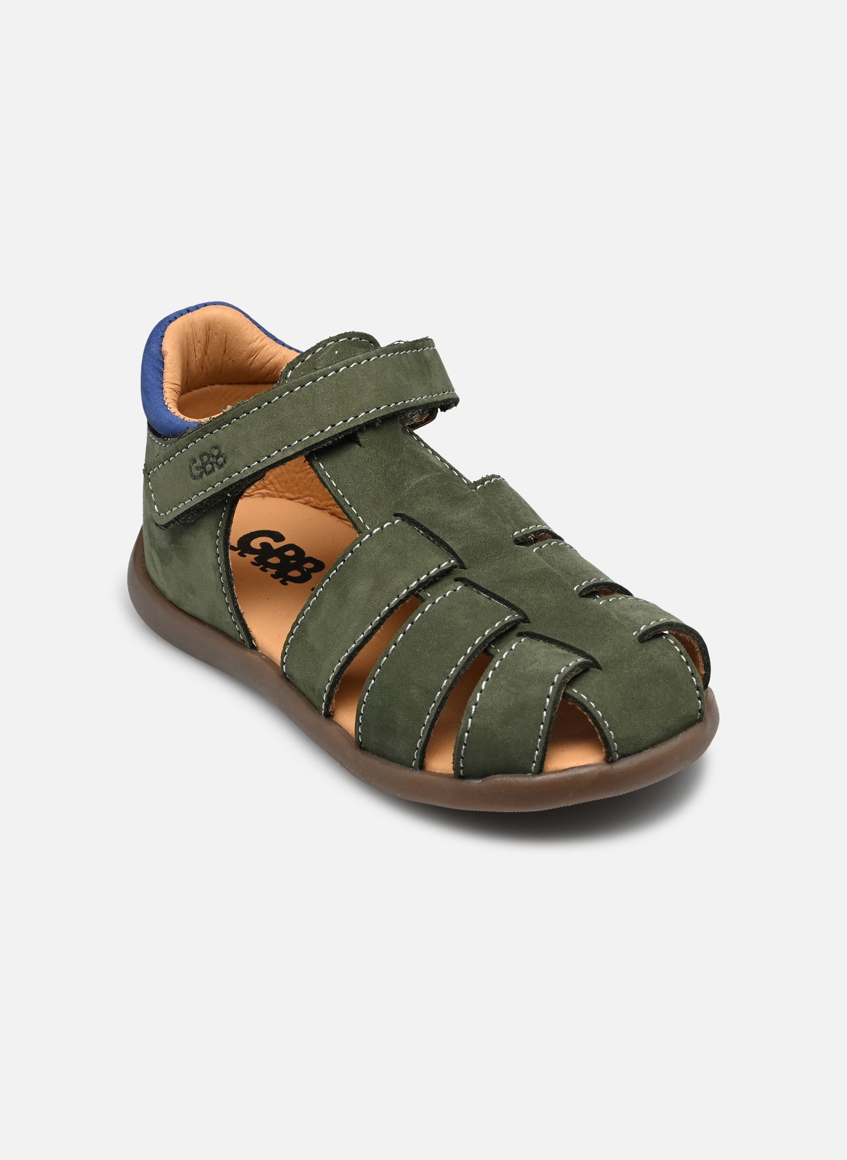 Sandales Enjoue garçon vert GBB Sandales Enjoue garçon vert Nub Kaki