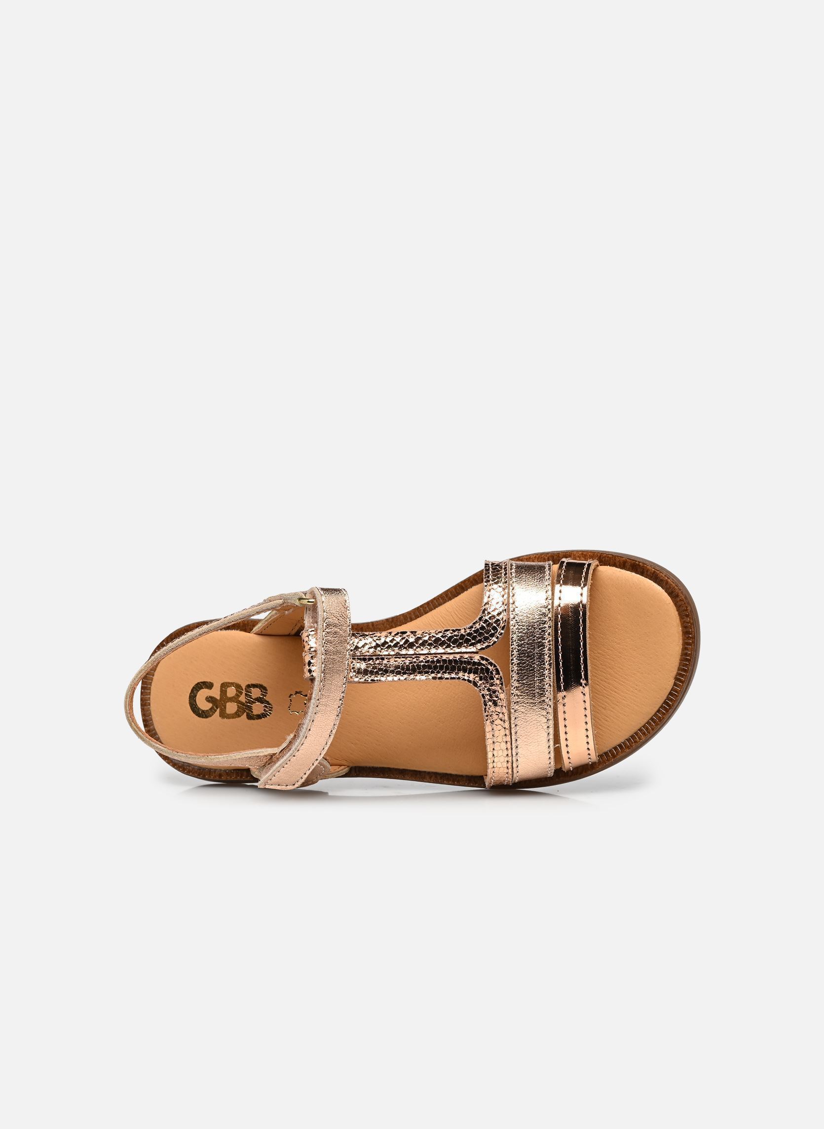 Sandales Timide fille argent GBB Sandales Timide fille argent Vte Rose Or-Cuivre