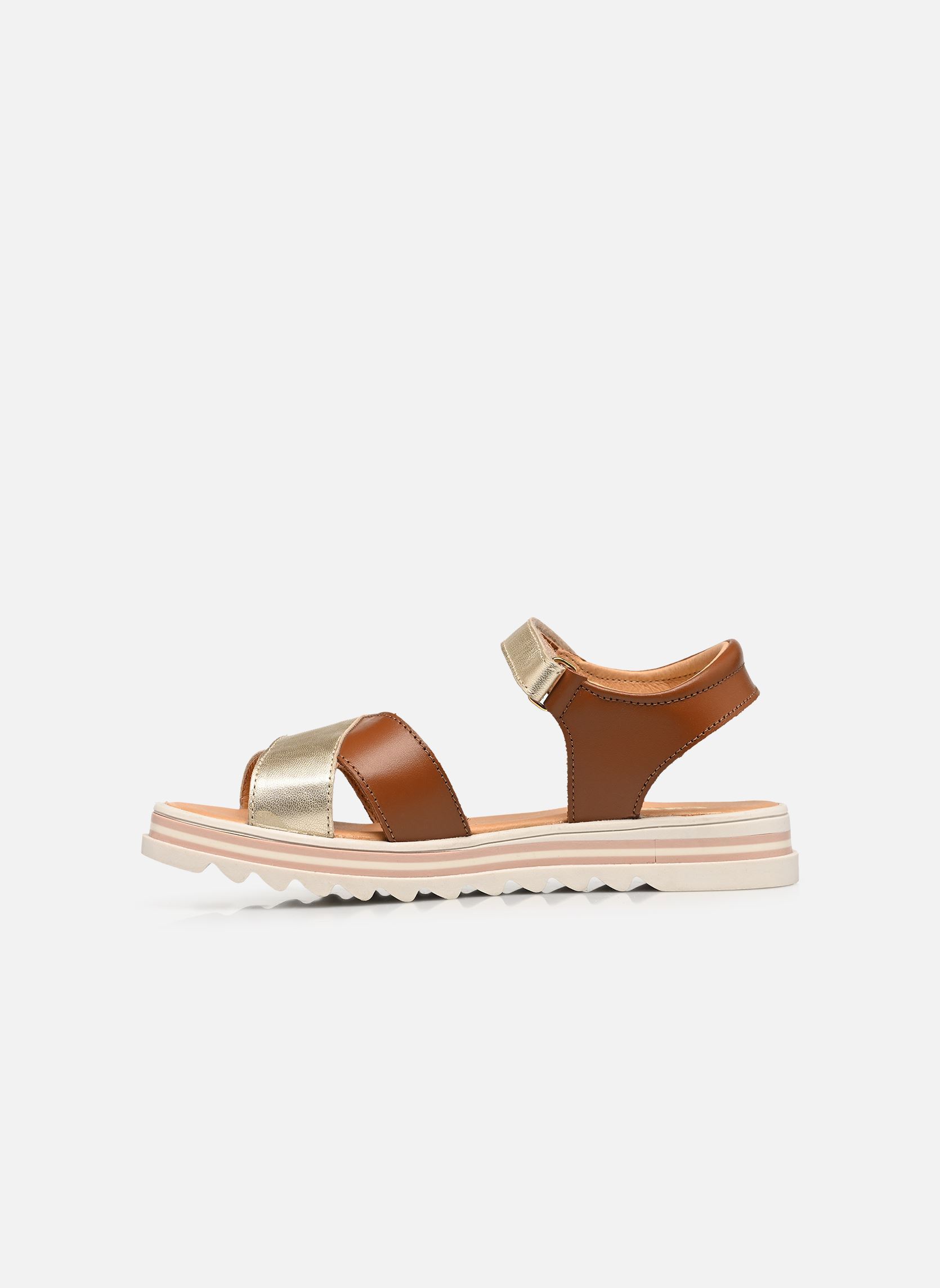 Sandalen Inventif mädchen gold und bronze GBB Sandalen Inventif mädchen gold und bronze Vte Camel-Or