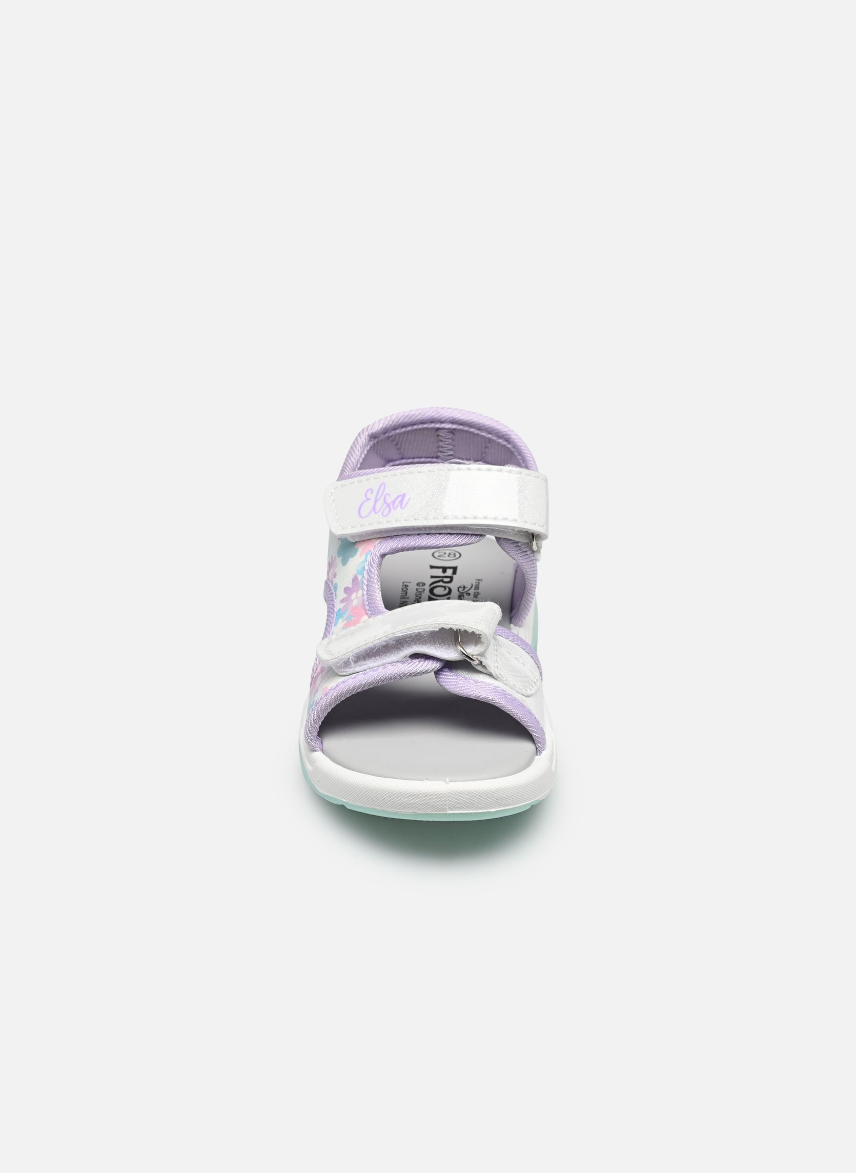 Sandales Sandale Reine des Neiges Lumière fille multicolore Leomil Sandales Sandale Reine des Neiges Lumière fille multicolore 798 WHITE/MINT GREEN