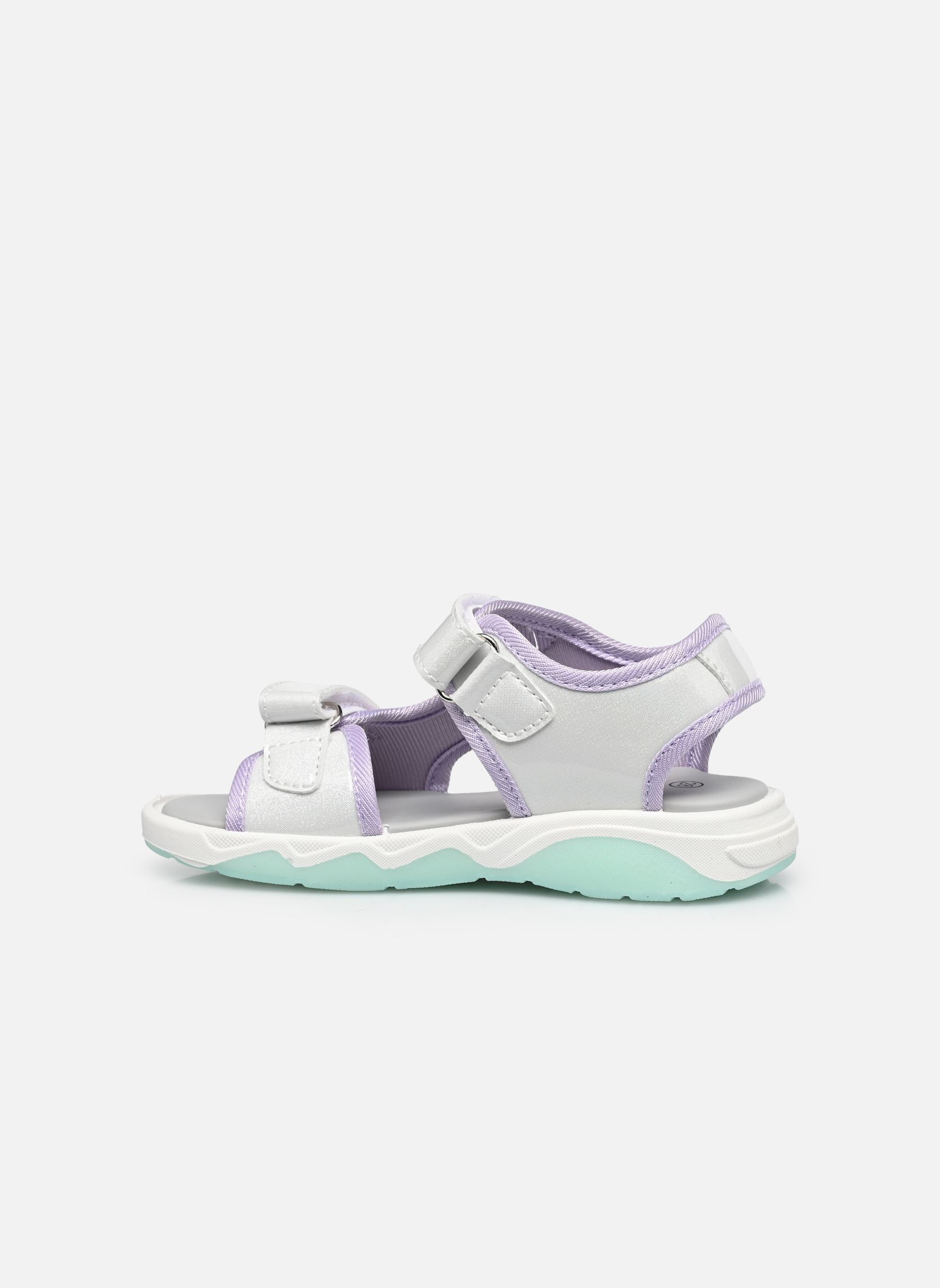 Sandales Sandale Reine des Neiges Lumière fille multicolore Leomil Sandales Sandale Reine des Neiges Lumière fille multicolore 798 WHITE/MINT GREEN