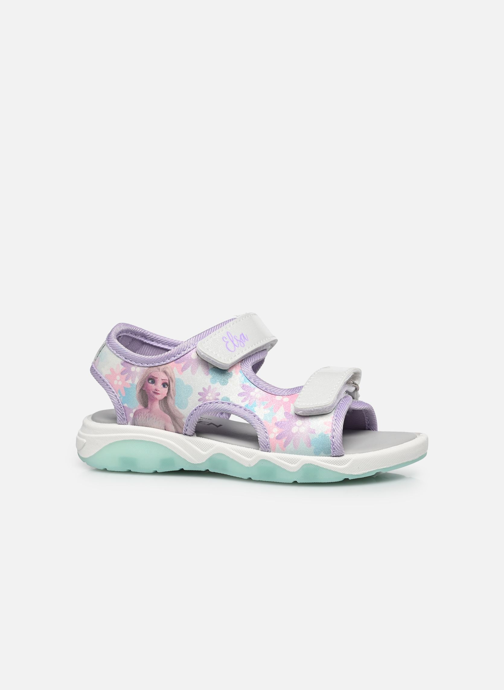 Sandales Sandale Reine des Neiges Lumière fille multicolore Leomil Sandales Sandale Reine des Neiges Lumière fille multicolore 798 WHITE/MINT GREEN