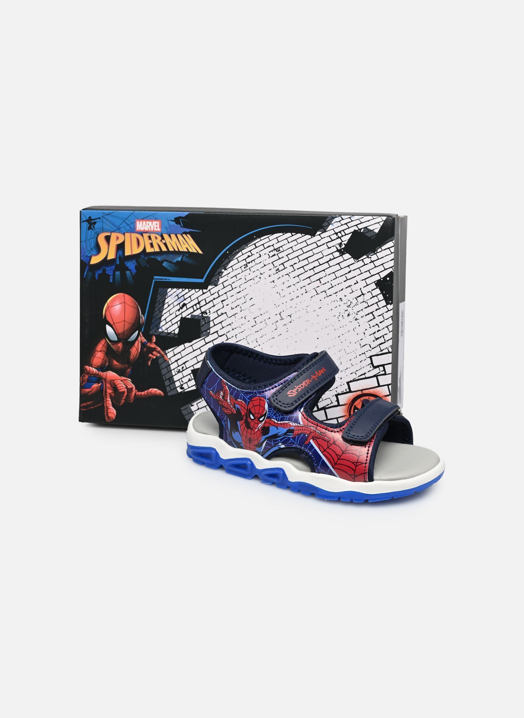 Sandales Sandale Spiderman Lumière garçon bleu Leomil Sandales Sandale Spiderman Lumière garçon bleu 831 NAVY/COBALT BLUE