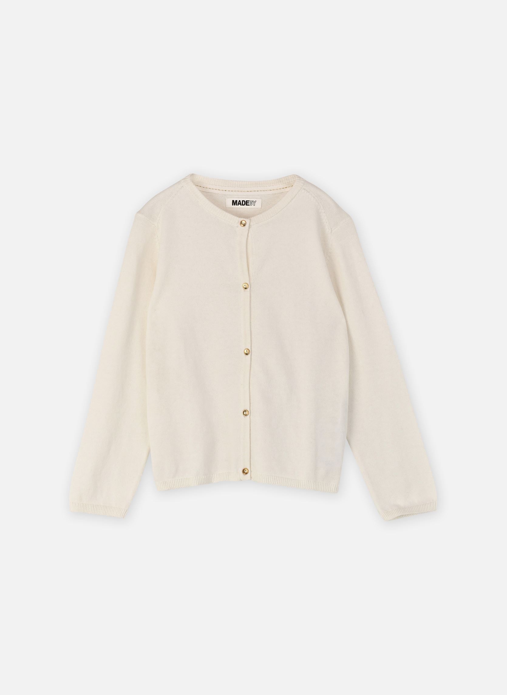 Gilets MGILET fille beige MADE BY Gilets MGILET fille beige ECRU