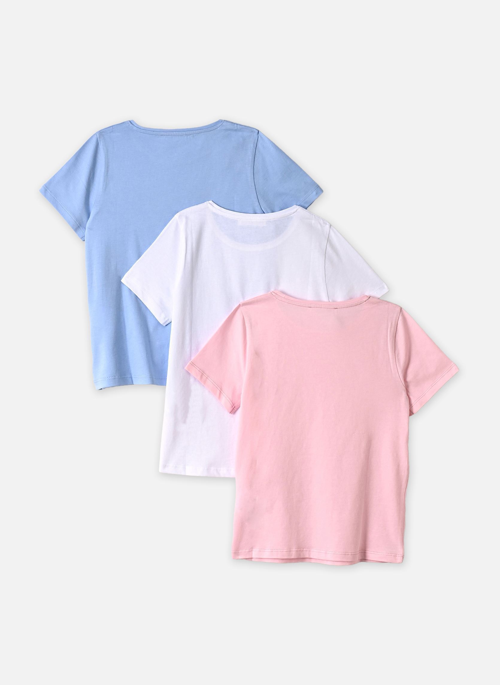 Tee-shirts TEELOTKIDC fille multicolore MADE BY Tee-shirts TEELOTKIDC fille multicolore Z*BLANC/ FAIRYTALE/SERENITY