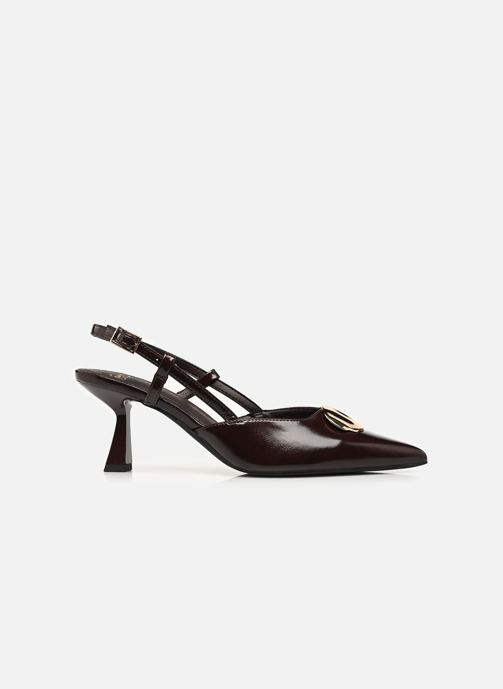 Slingback pumps ALIXIA dames bruin Eram Slingback pumps ALIXIA dames bruin Marron Fonce