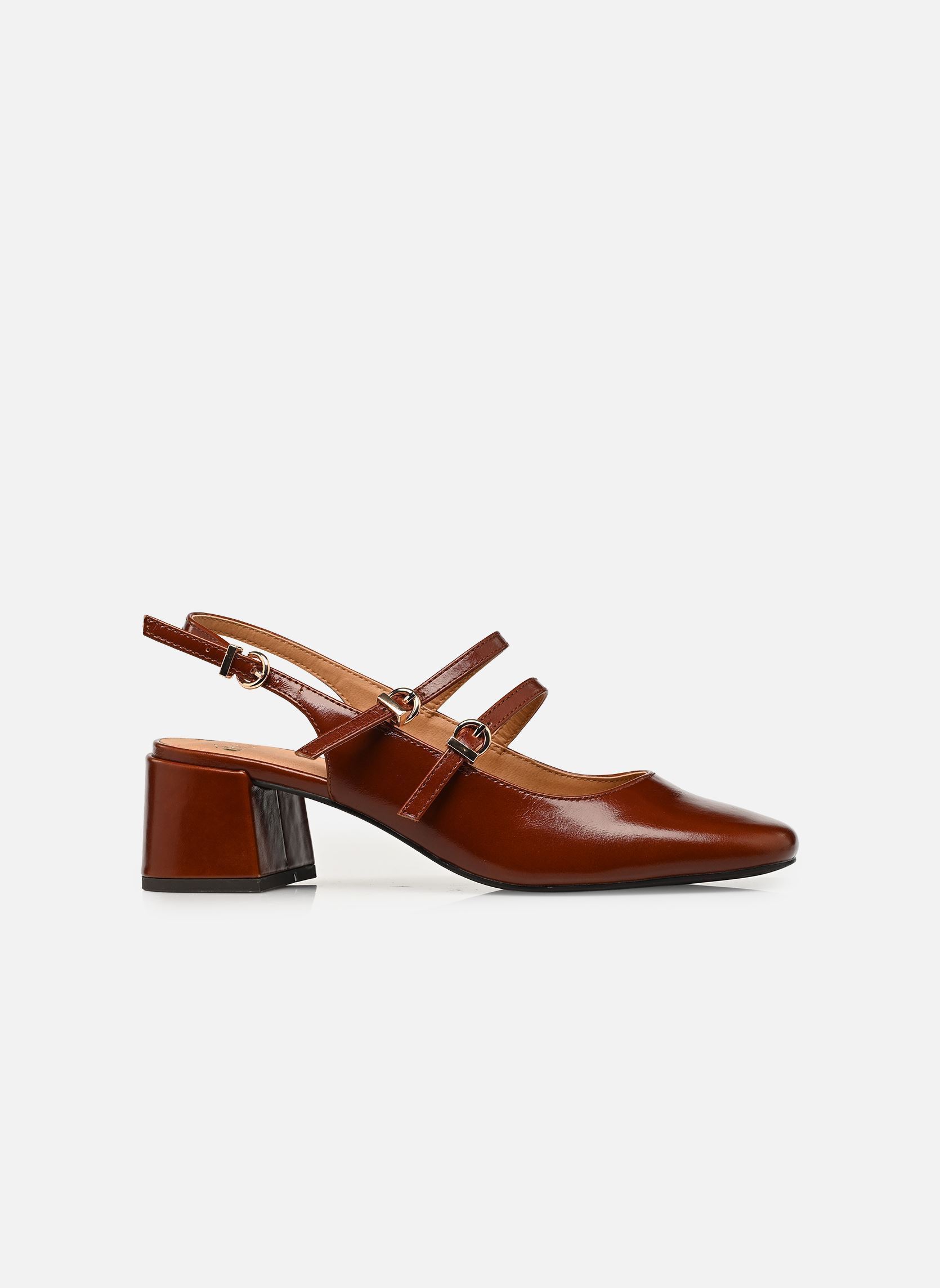 Slingback pumps AMANDA dames bruin Eram Slingback pumps AMANDA dames bruin Cognac