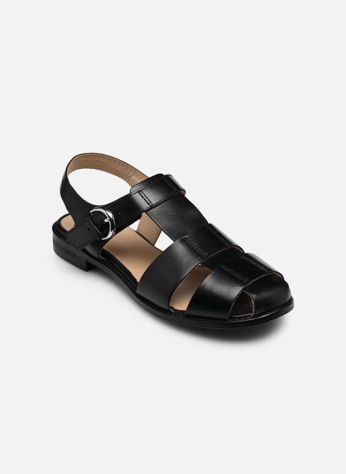 Eram Sandales plates SOIZIC femme noir