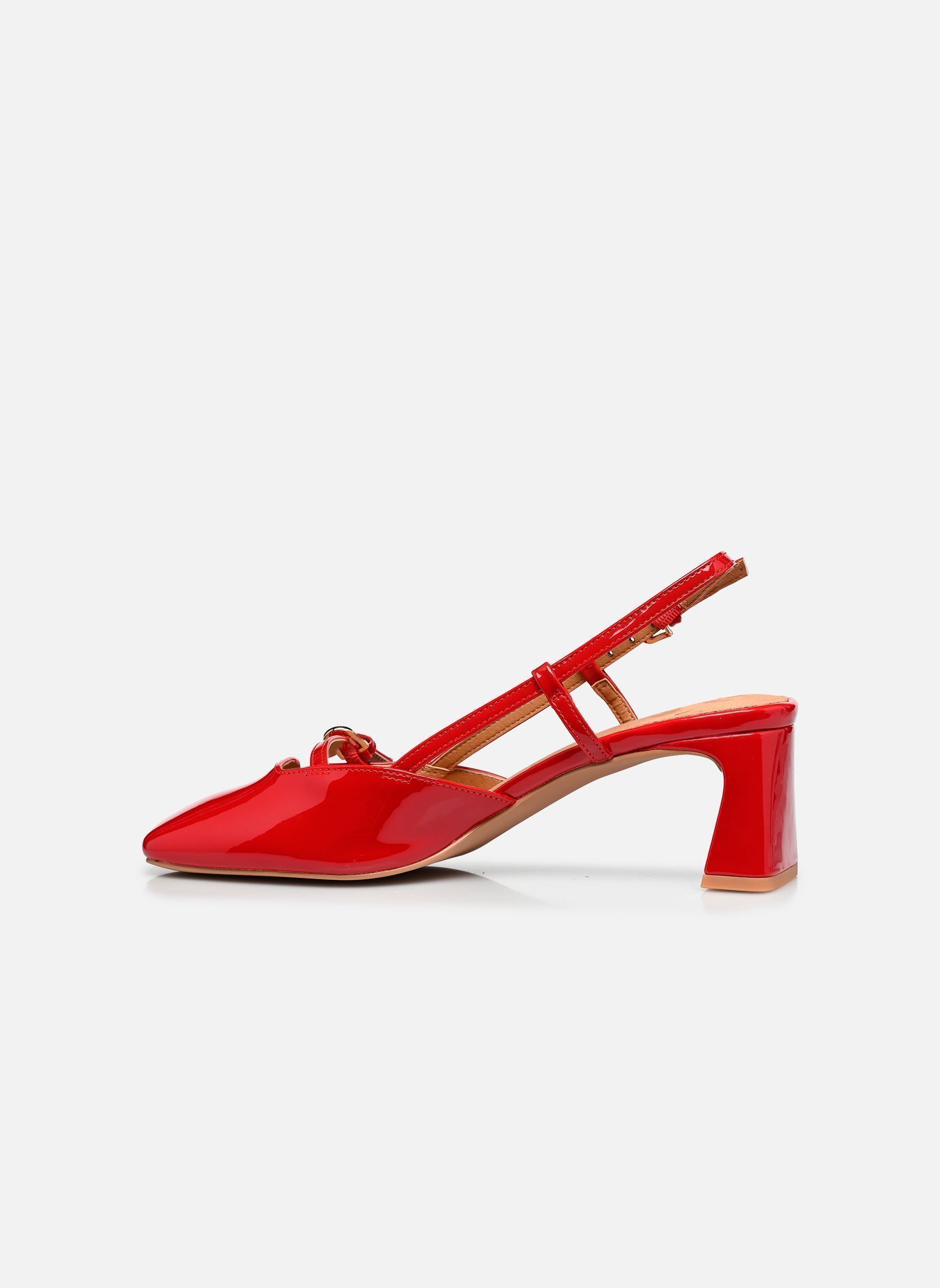 Slingback pumps ANELIE dames rood Eram Slingback pumps ANELIE dames rood Rouge