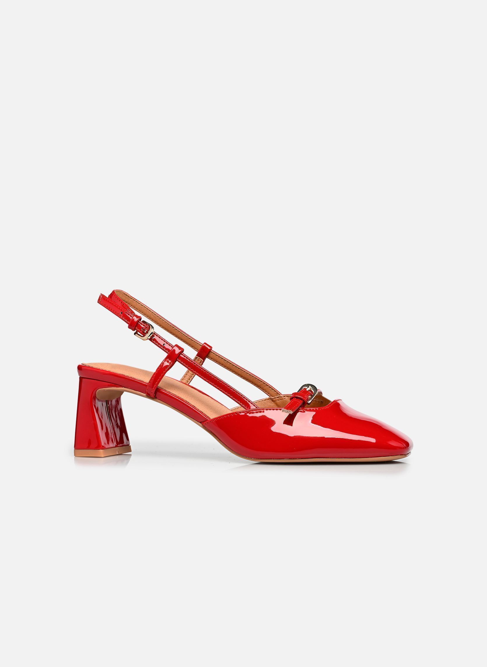 Slingback pumps ANELIE dames rood Eram Slingback pumps ANELIE dames rood Rouge