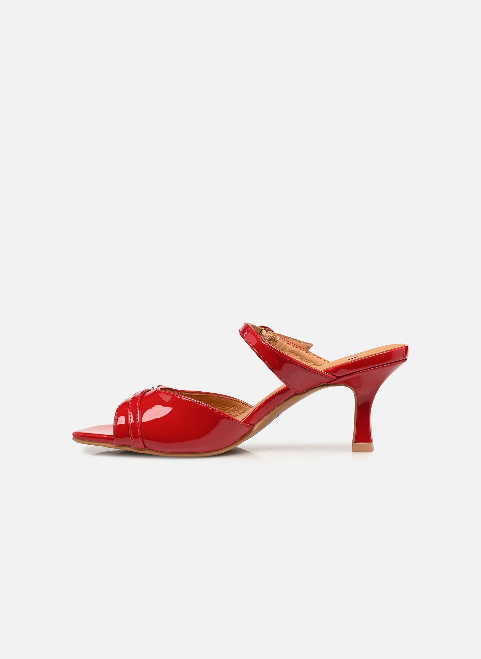 Muilen en klompen KIMBERLEY dames rood Eram Muilen en klompen KIMBERLEY dames rood Rouge