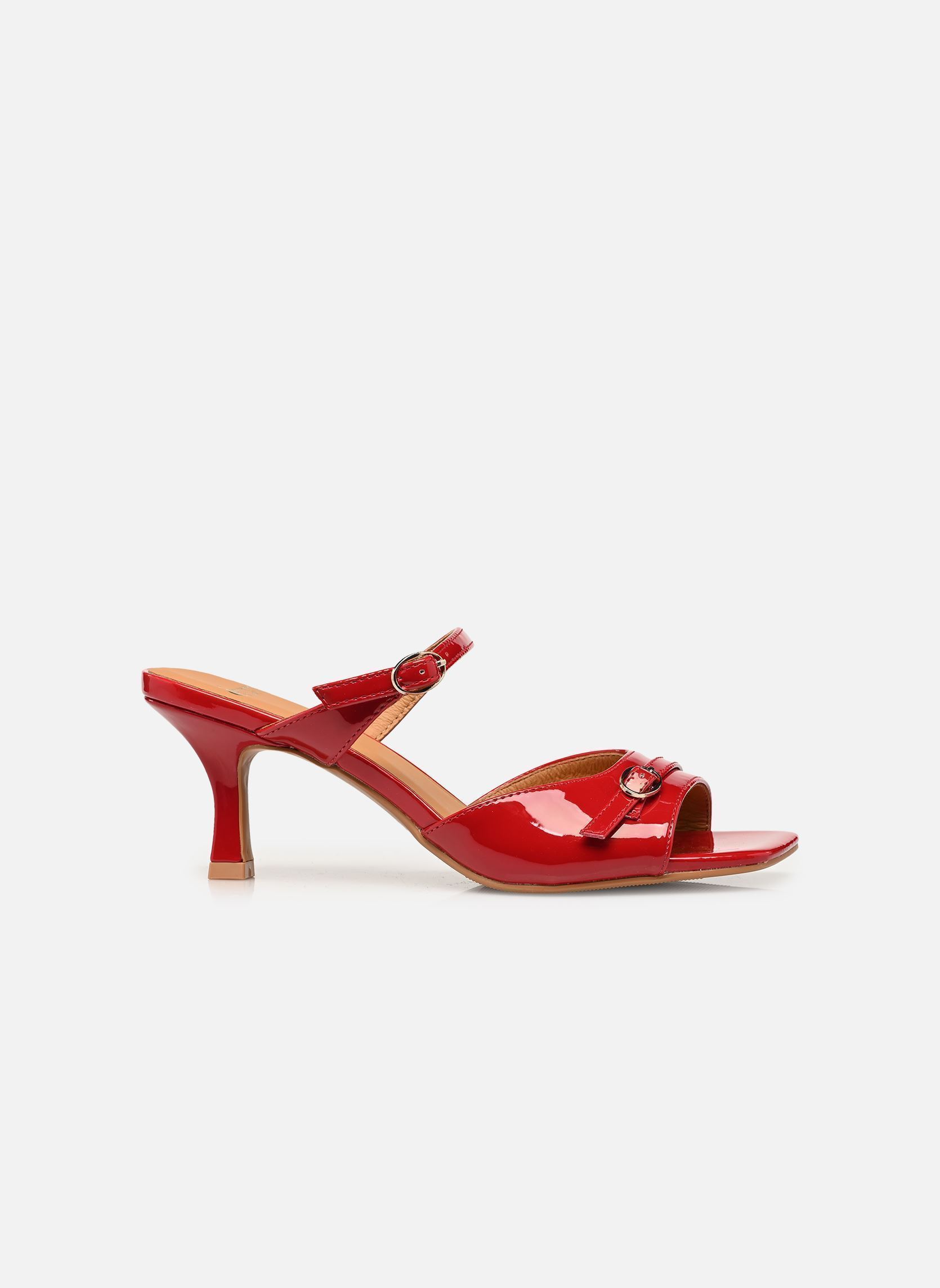 Muilen en klompen KIMBERLEY dames rood Eram Muilen en klompen KIMBERLEY dames rood Rouge