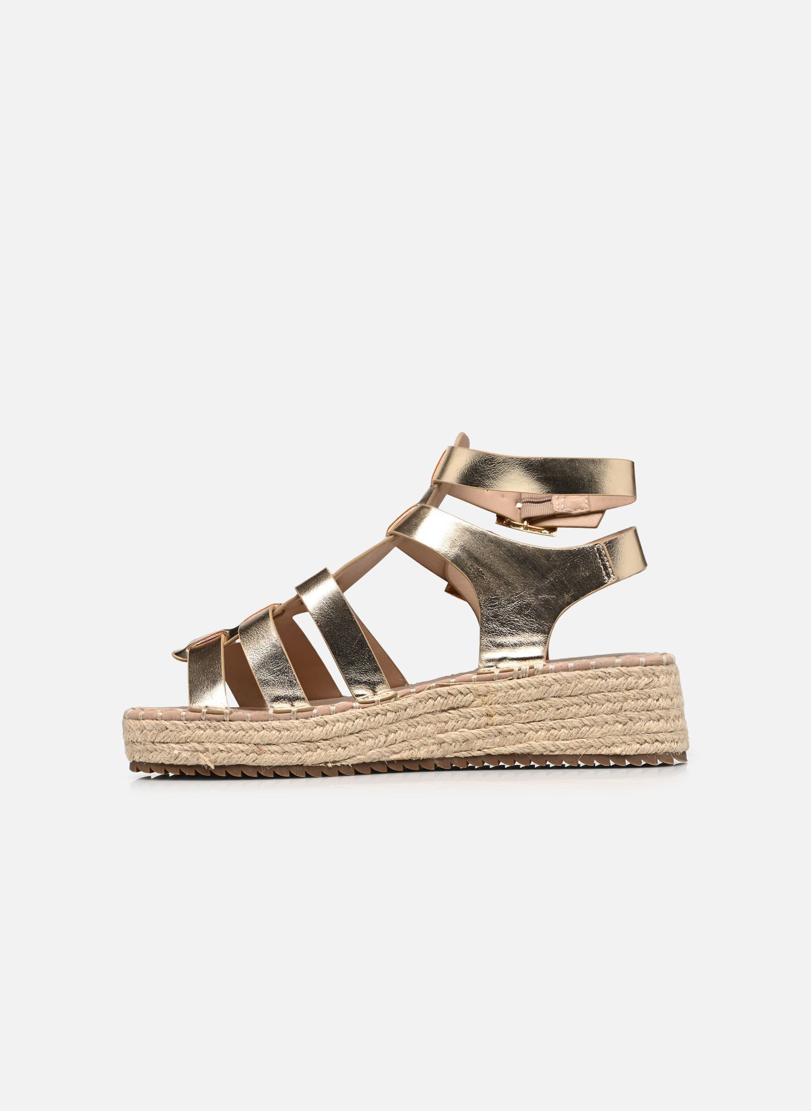 Sandali con zeppa e plateau NAZIRE donna oro e bronzo Eram Sandali con zeppa e plateau NAZIRE donna oro e bronzo Or