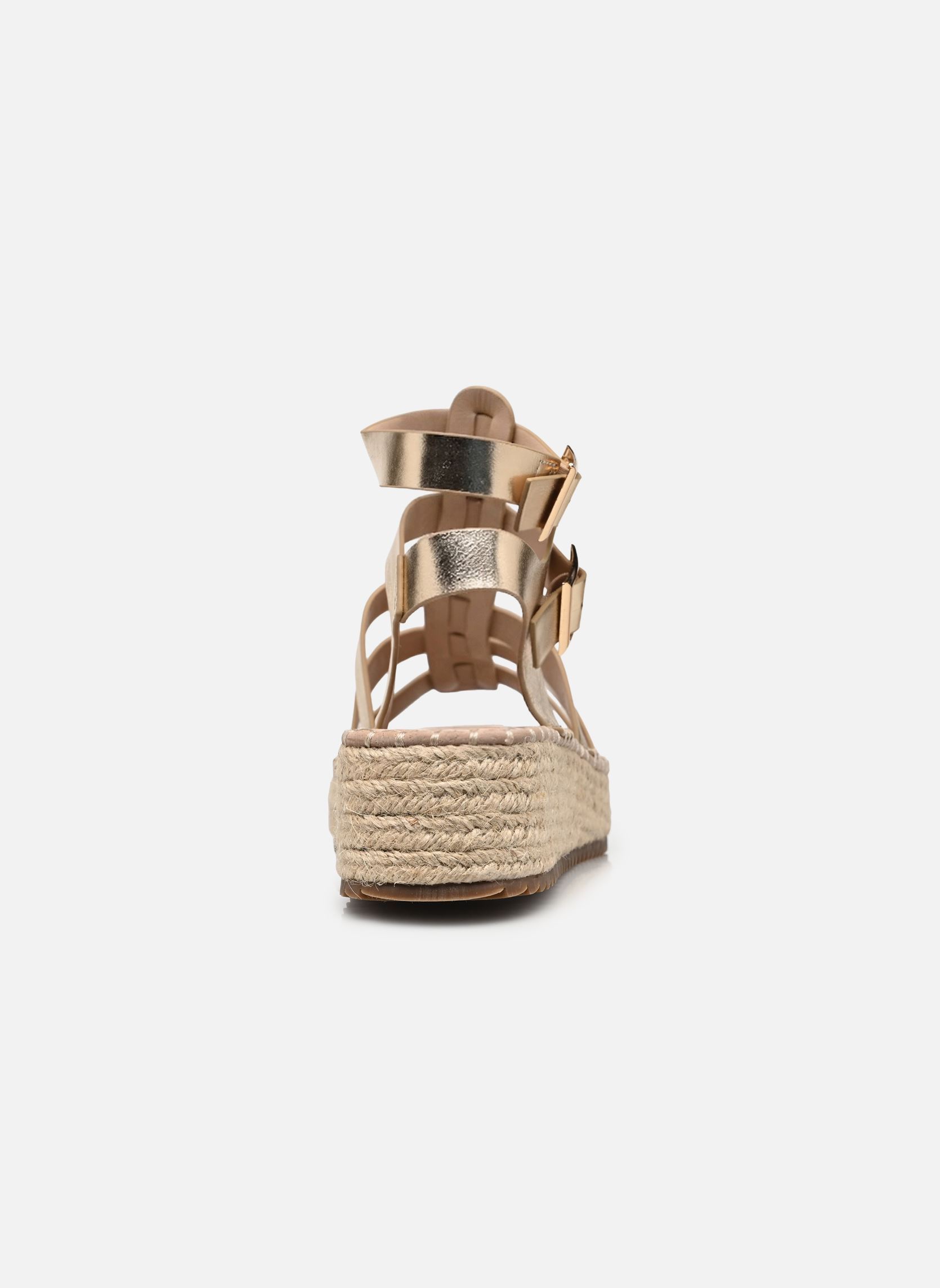 Sandali con zeppa e plateau NAZIRE donna oro e bronzo Eram Sandali con zeppa e plateau NAZIRE donna oro e bronzo Or