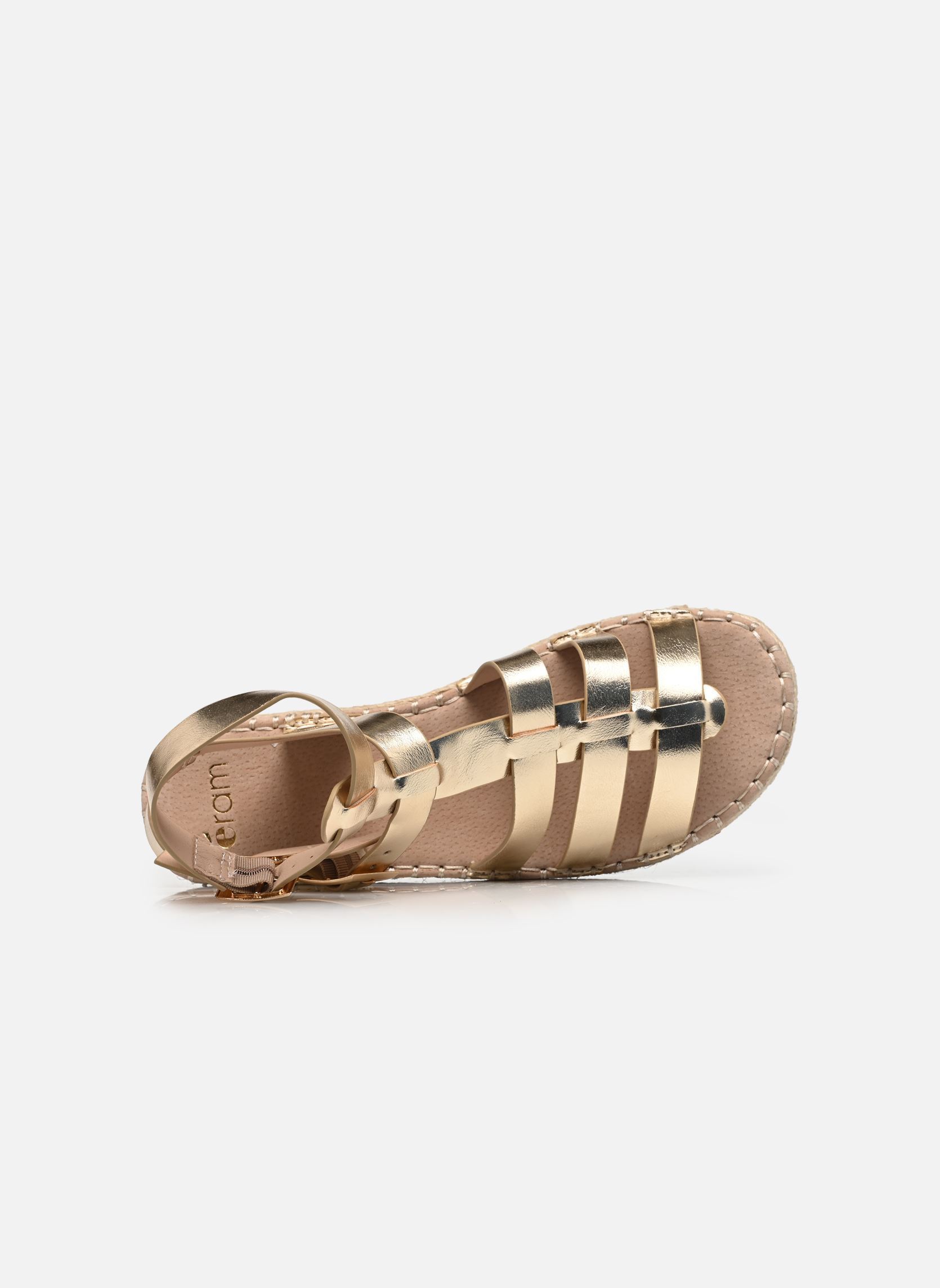 Sandali con zeppa e plateau NAZIRE donna oro e bronzo Eram Sandali con zeppa e plateau NAZIRE donna oro e bronzo Or