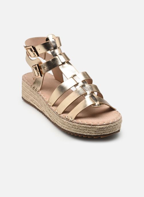 Eram Sandalen met sleehak en plateau NAZIRE dames goud en brons