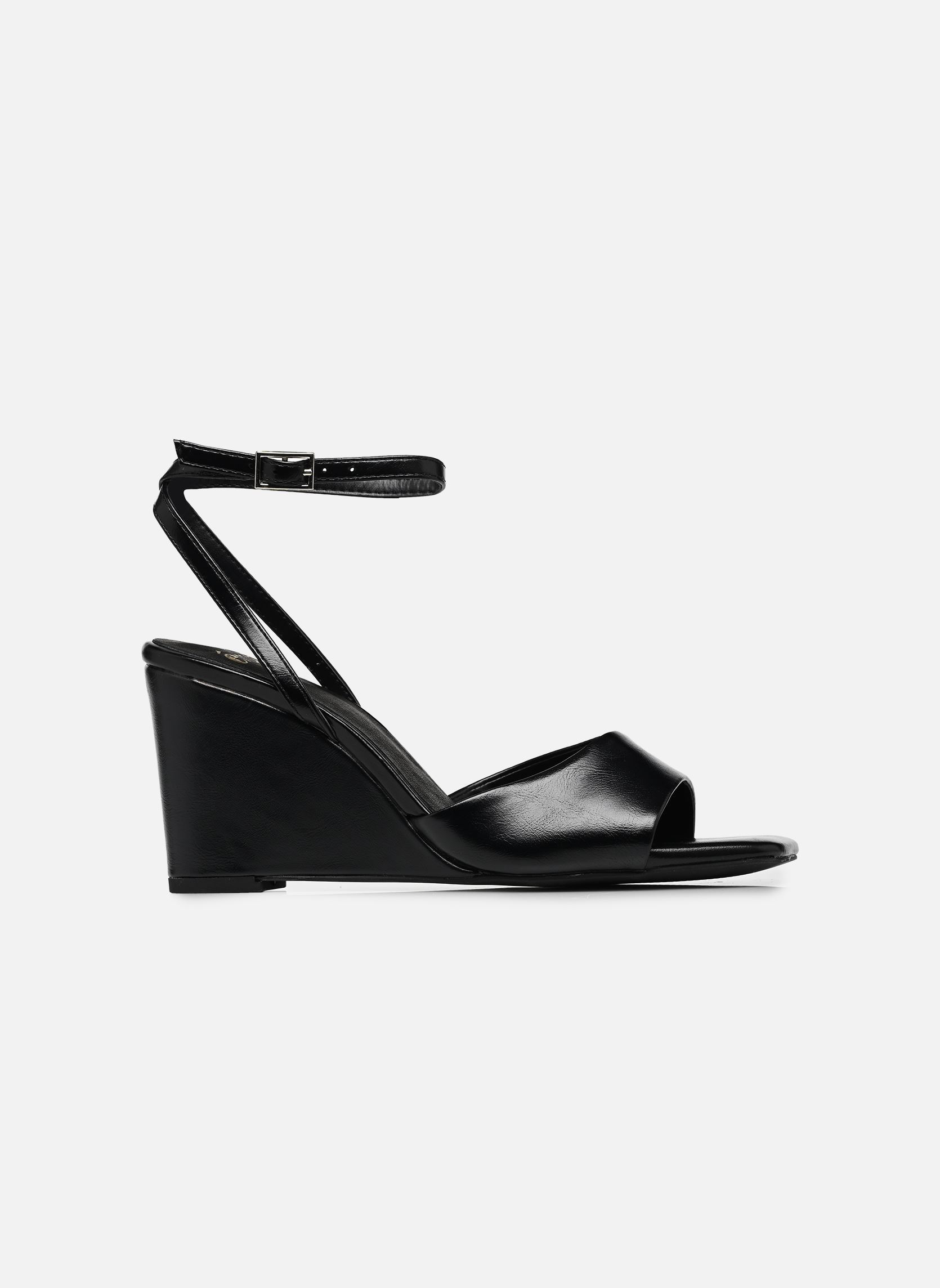 Sandales compensées et plateformes JANELLE femme noir Eram Sandales compensées et plateformes JANELLE femme noir Noir