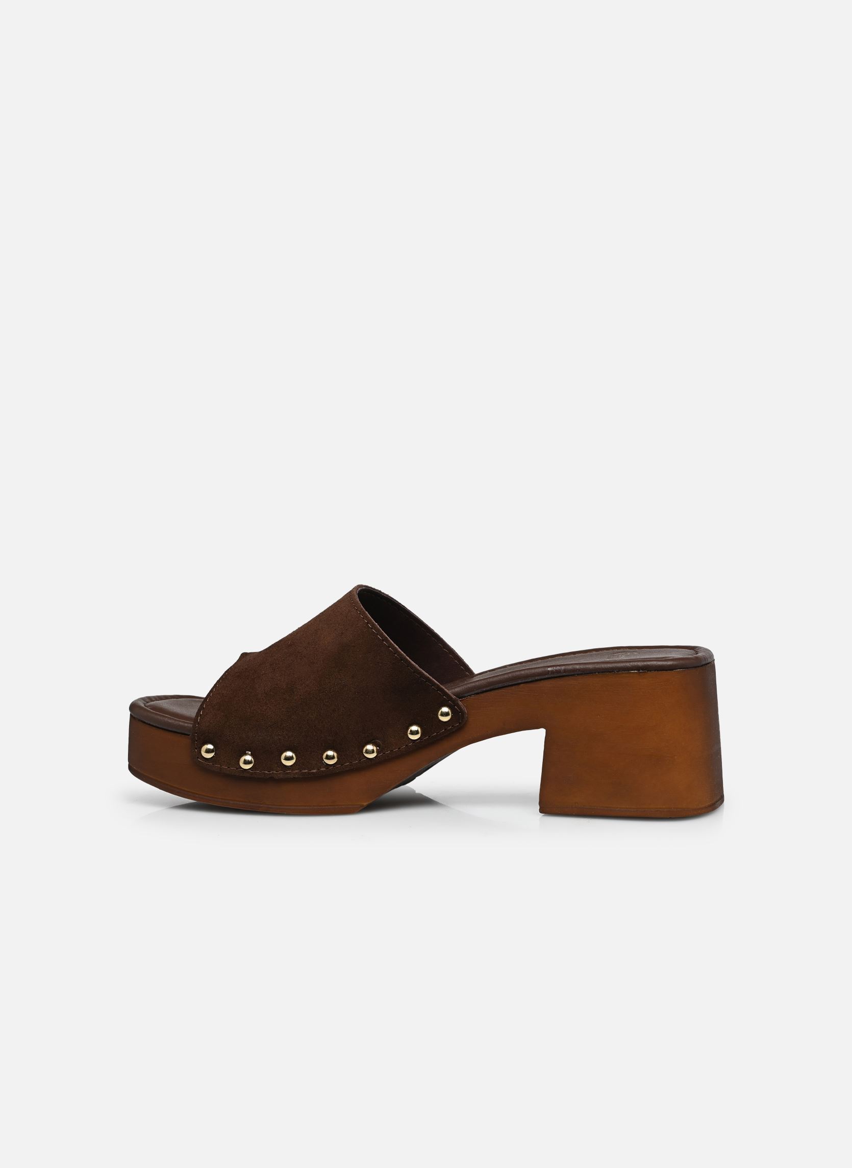 Pantoletten KANDICE damen braun Eram Pantoletten KANDICE damen braun Marron Fonce
