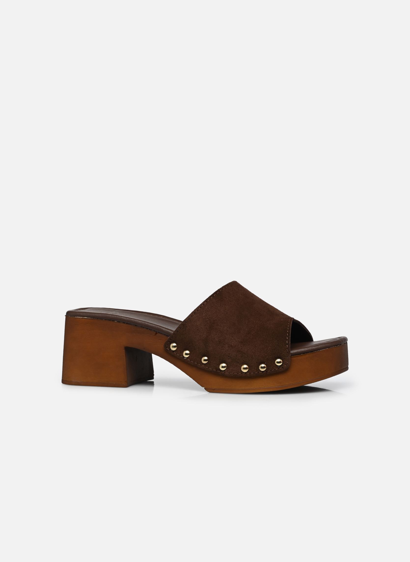 Pantoletten KANDICE damen braun Eram Pantoletten KANDICE damen braun Marron Fonce