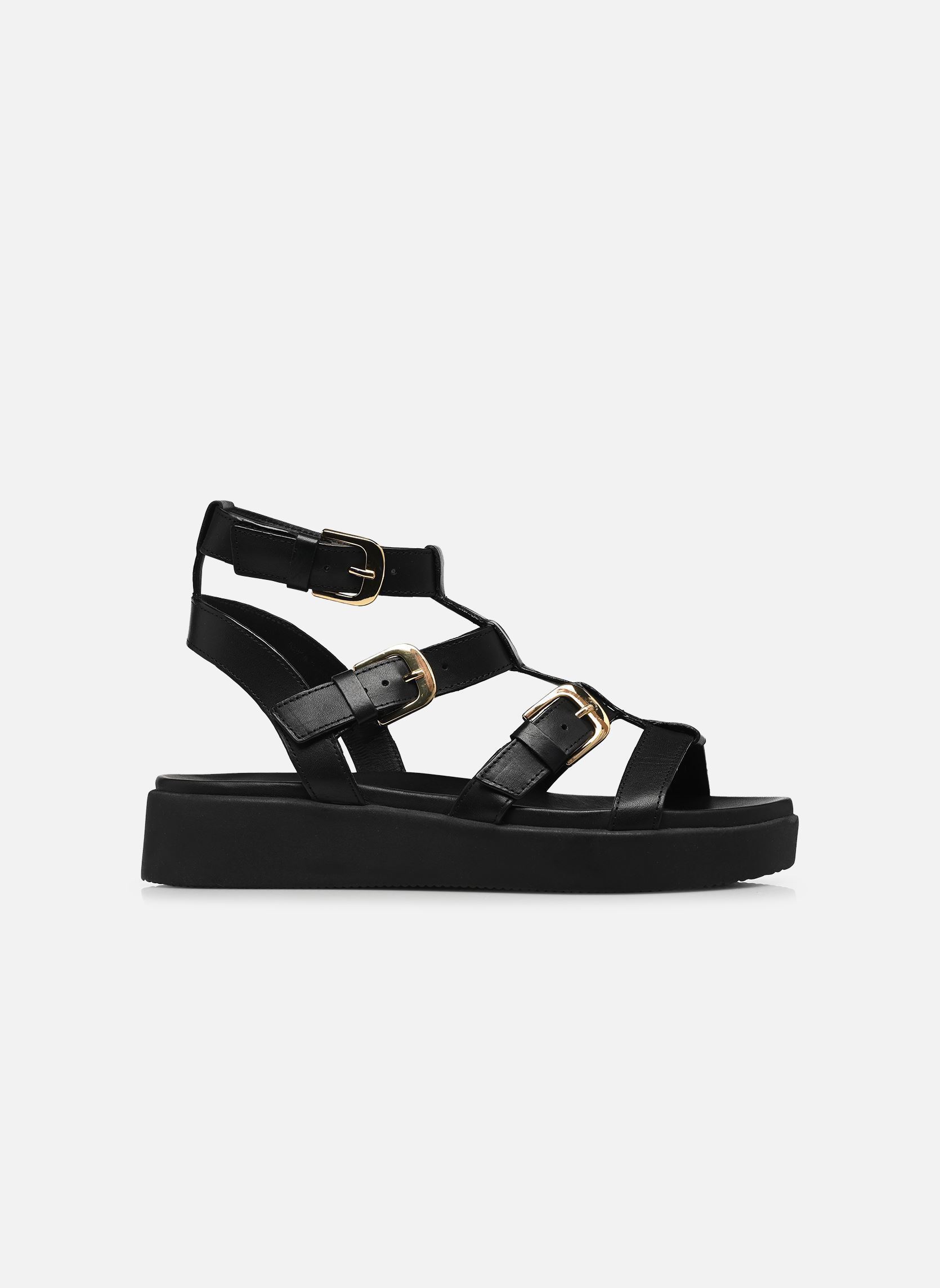 Sandales compensées et plateformes NIKITA femme noir Eram Sandales compensées et plateformes NIKITA femme noir Noir