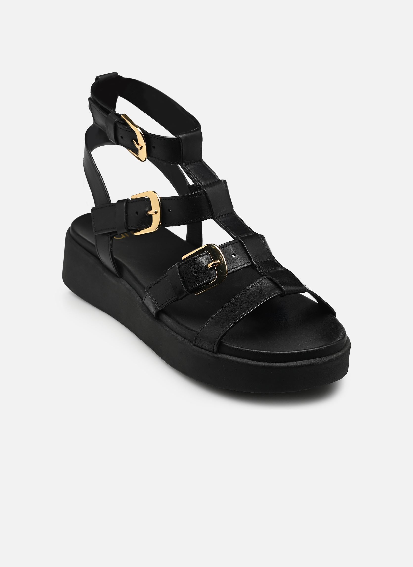 Sandales compensées et plateformes NIKITA femme noir Eram Sandales compensées et plateformes NIKITA femme noir Noir