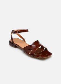 Flache Sandalen SUZON damen braun Eram Flache Sandalen SUZON damen braun Marron Fonce