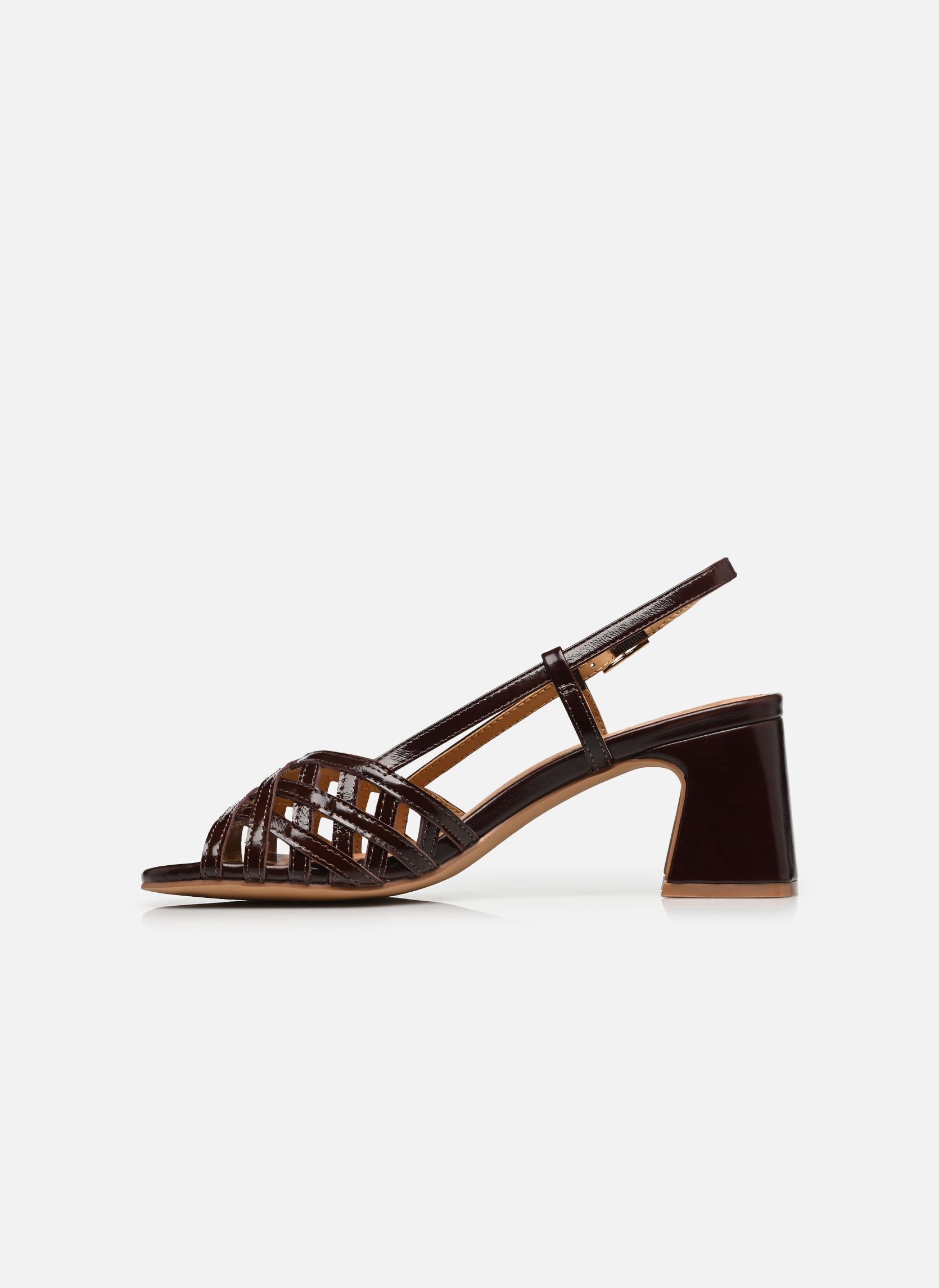 Sandales KAYLA femme marron Eram Sandales KAYLA femme marron Marron Fonce