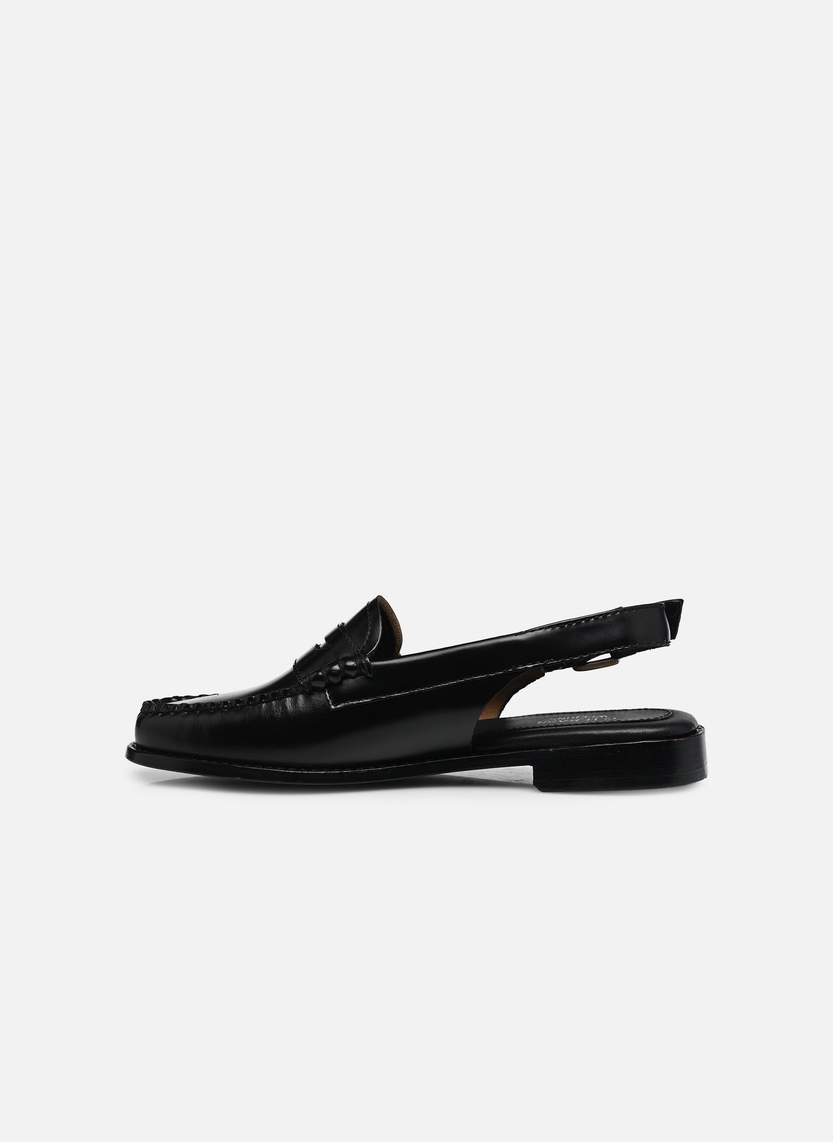 Mocassins WEEJUN WMN Penny Sling femme noir G.H. Bass Mocassins WEEJUN WMN Penny Sling femme noir BLACK LTHR