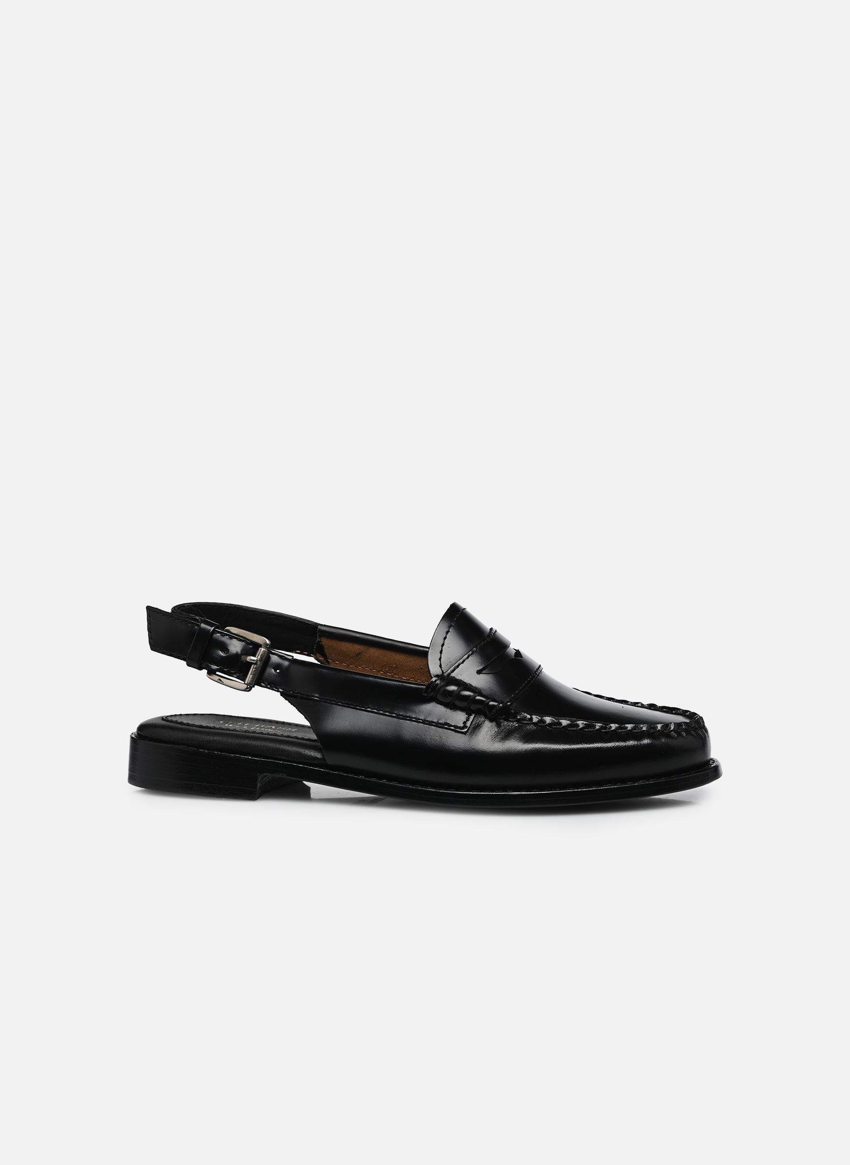 Mocassins WEEJUN WMN Penny Sling femme noir G.H. Bass Mocassins WEEJUN WMN Penny Sling femme noir BLACK LTHR
