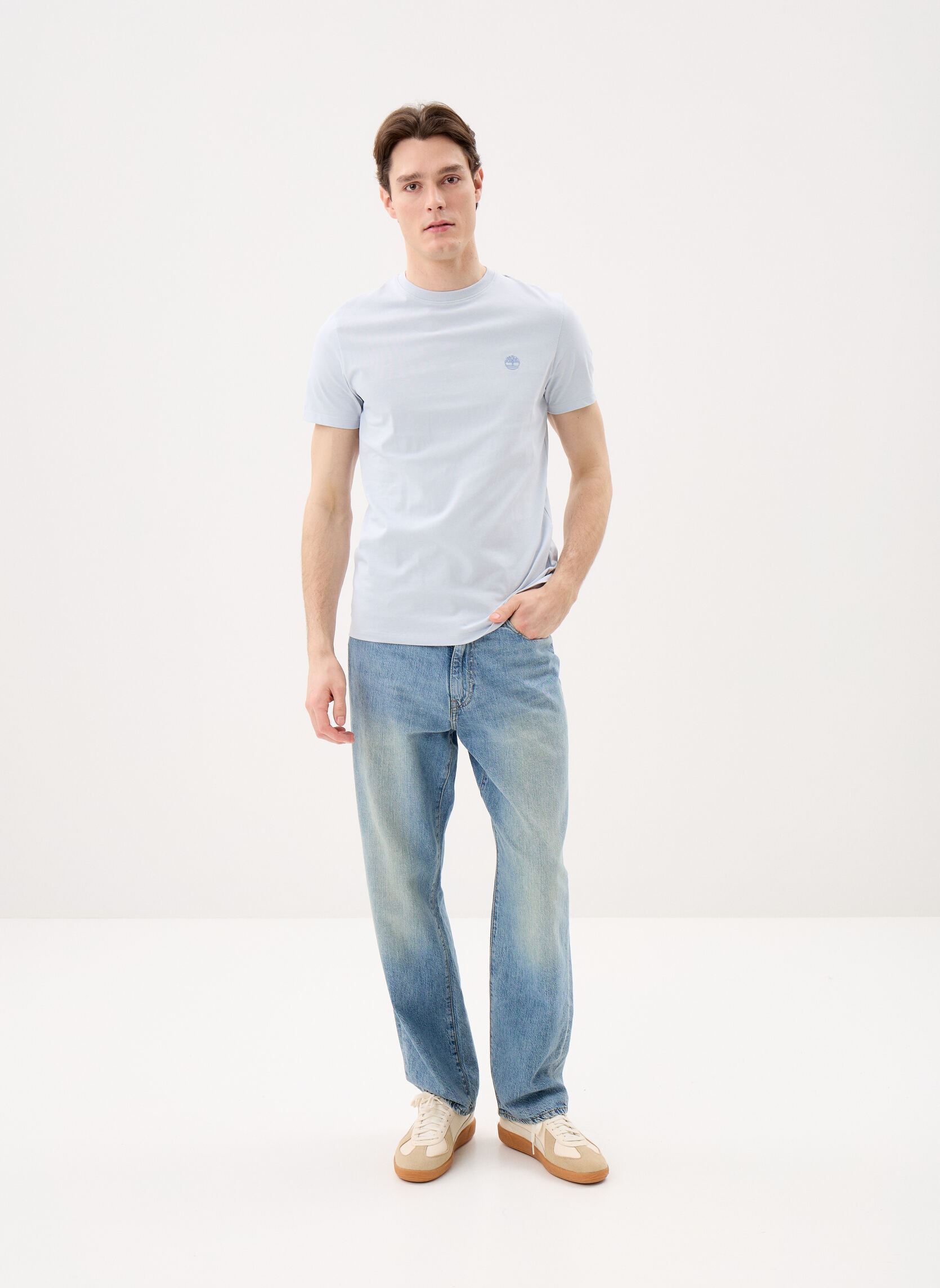 Kurzarm-T-Shirts Dunstan River Short Sleeve Tee herren grau Timberland Kurzarm-T-Shirts Dunstan River Short Sleeve Tee herren grau GRAY DAWN
