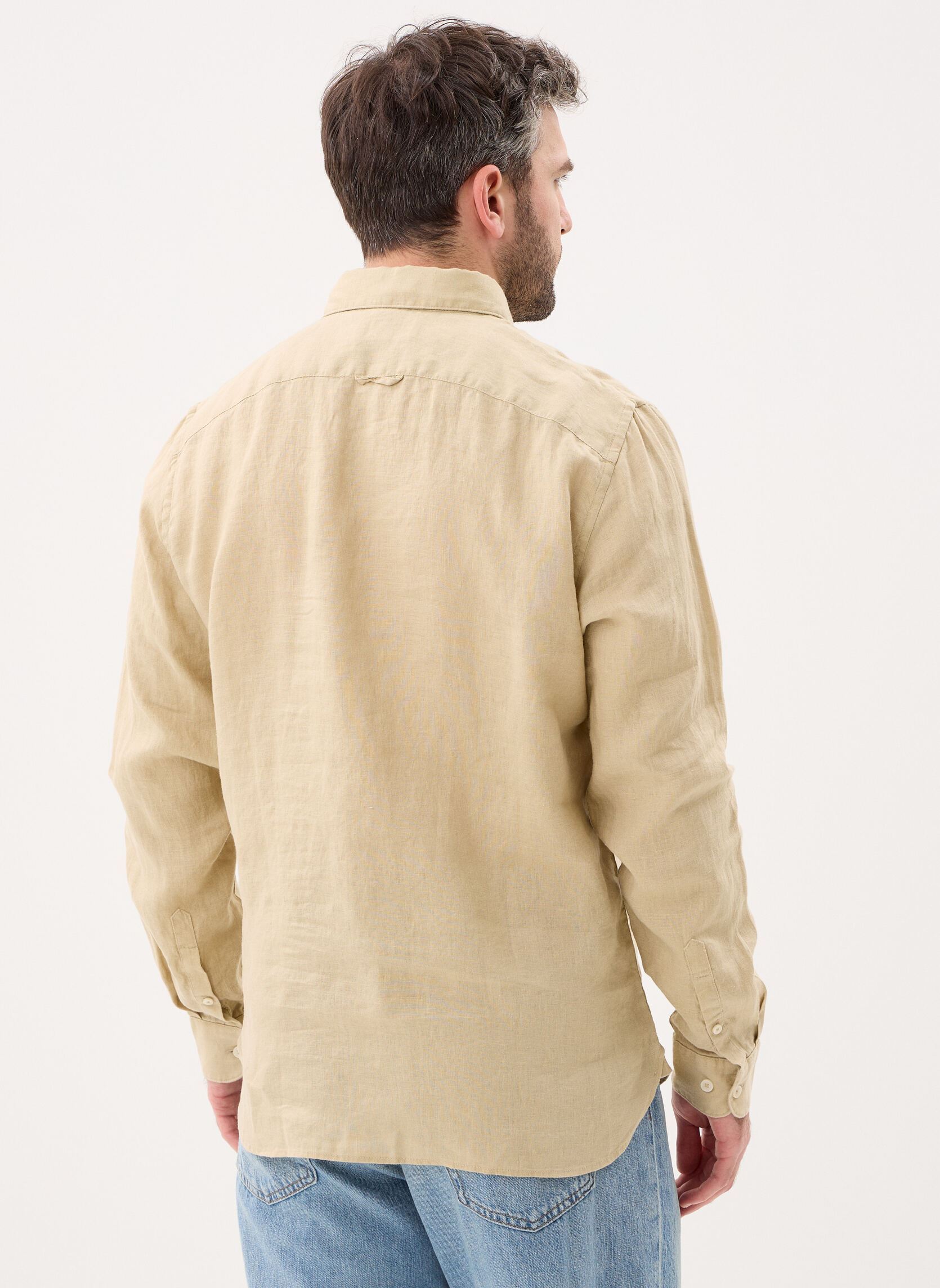 Hemden Mill Brook Linen Shirt herren beige Timberland Hemden Mill Brook Linen Shirt herren beige Safari