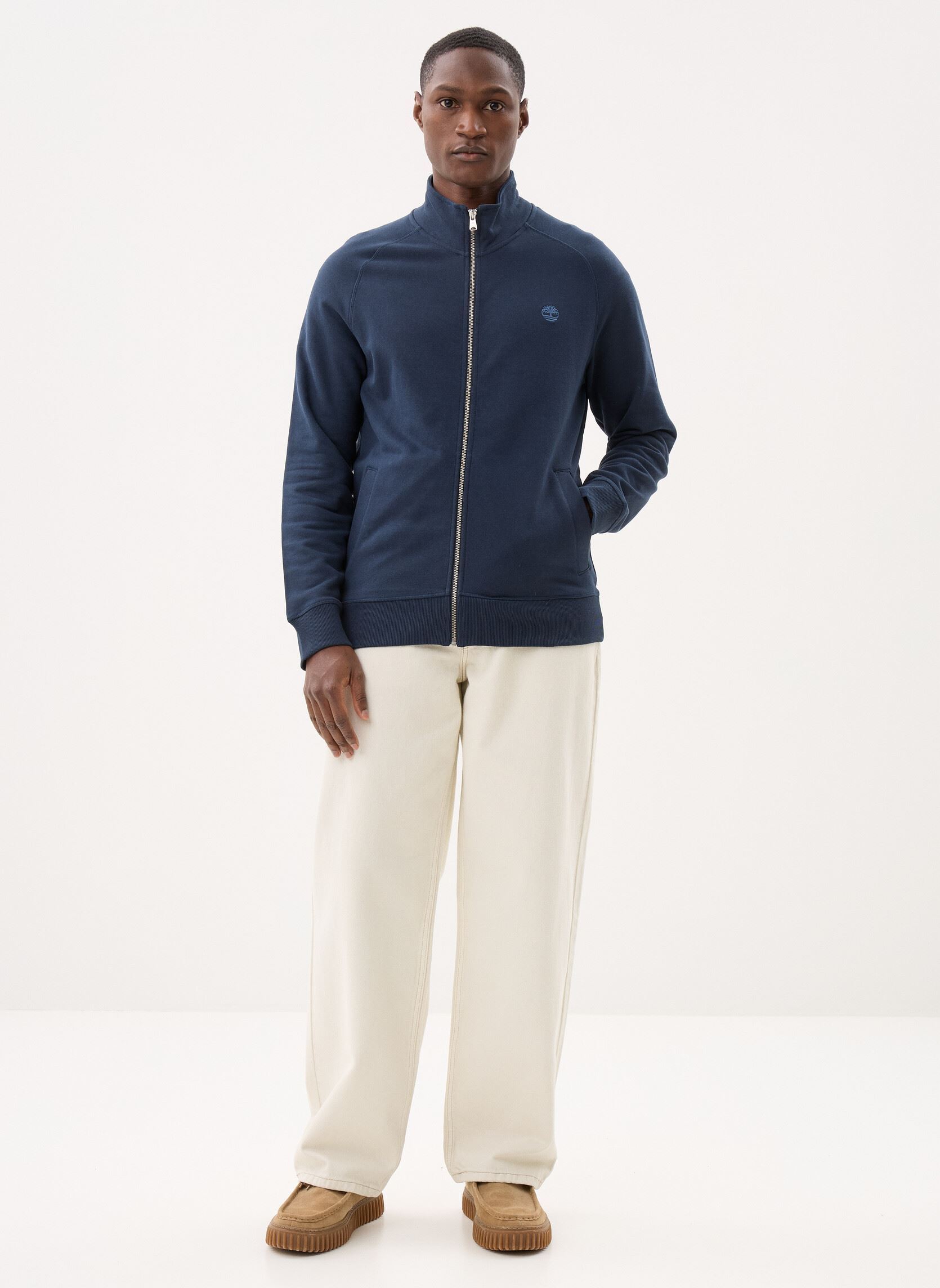 Sweaters met rits Exeter River Full Zip Sweatshirt heren blauw Timberland Sweaters met rits Exeter River Full Zip Sweatshirt heren blauw DARK SAPPHIRE/DARK DENIM