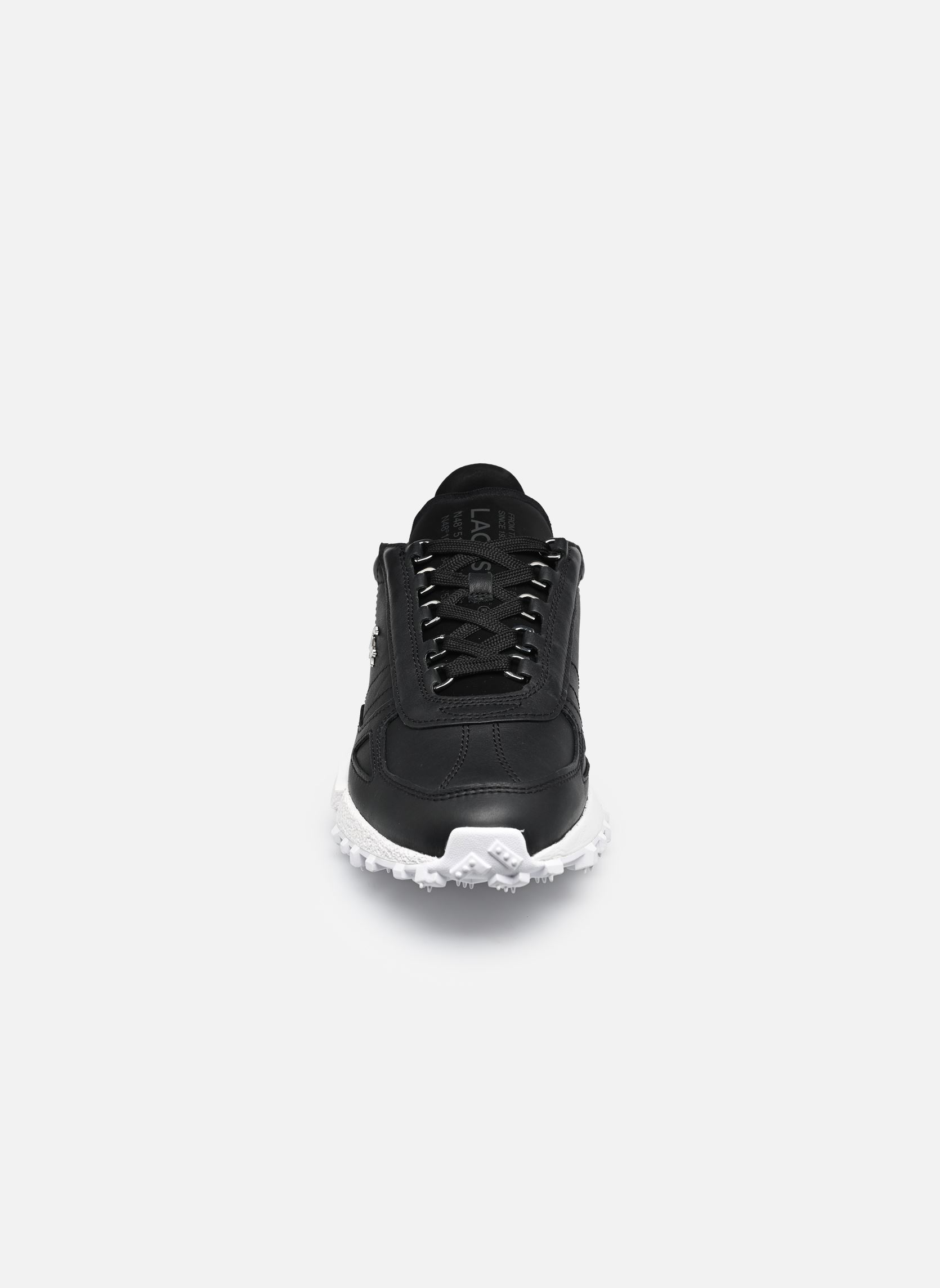 Hardloopschoenen ELITE ACTIVE LEATHER heren zwart Lacoste Hardloopschoenen ELITE ACTIVE LEATHER heren zwart BLK/WHT